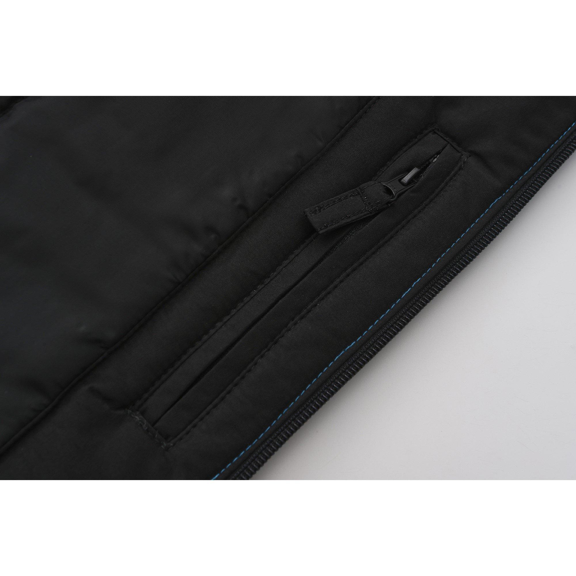 Zwart/Blauw - Nevica - Raise Waterproof Windproof Hooded Ski Jacket - 7