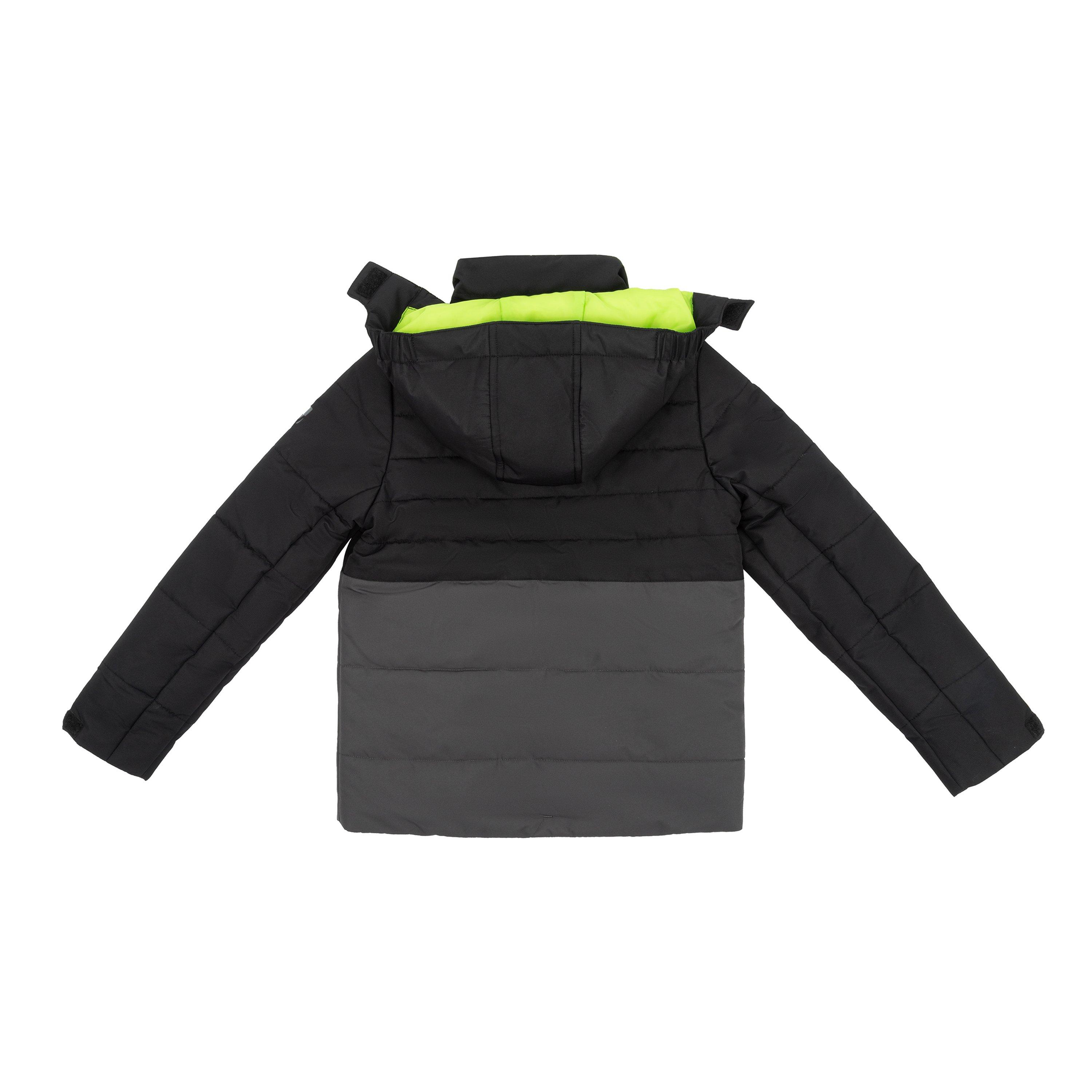 Preto - Nevica - Kids' Meribel Insulated Water Resistant Wind Resistant Detachable Hood Ski Jacket - 2
