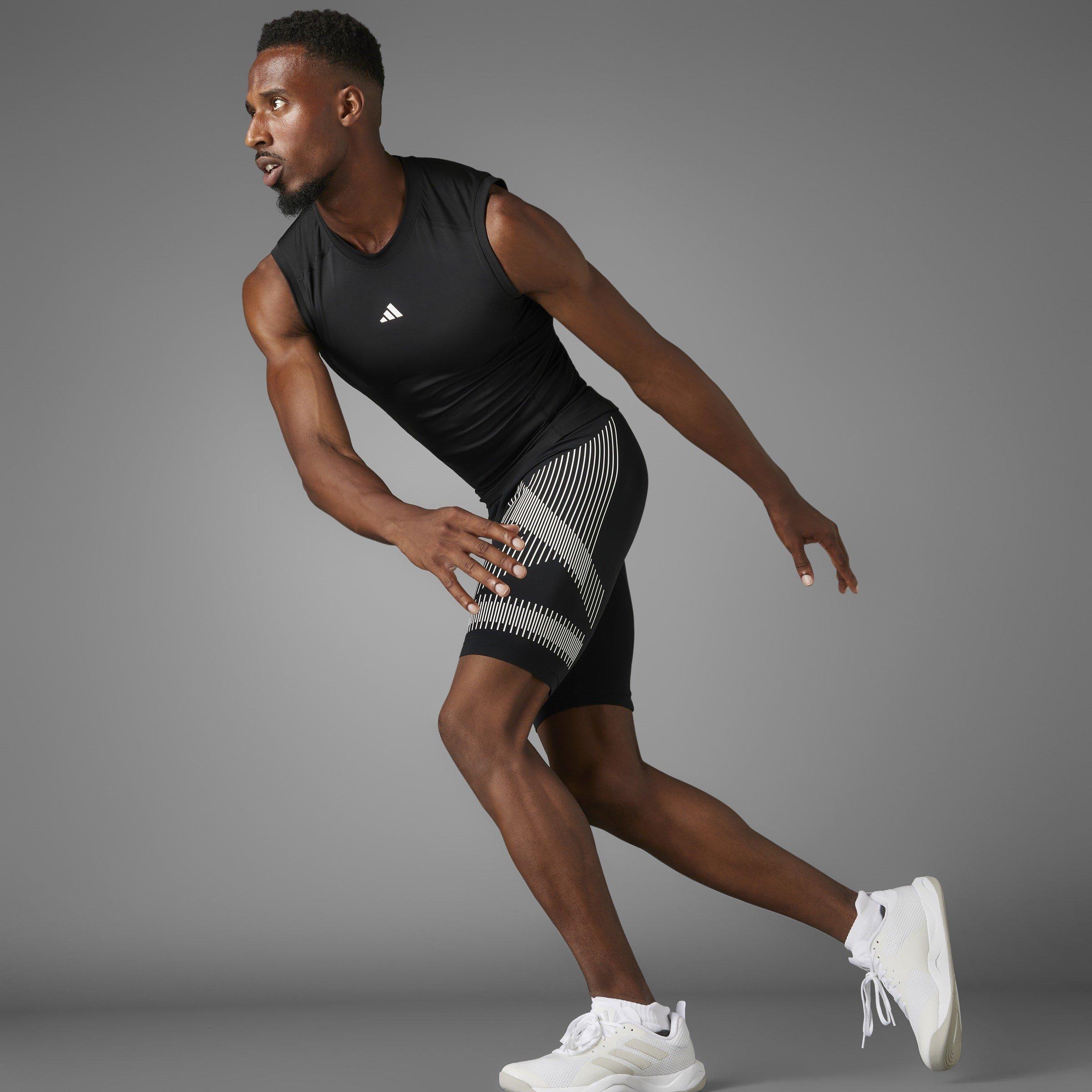 Black - adidas - Adidas Pro-Series Resiltech Tights Mens - 11