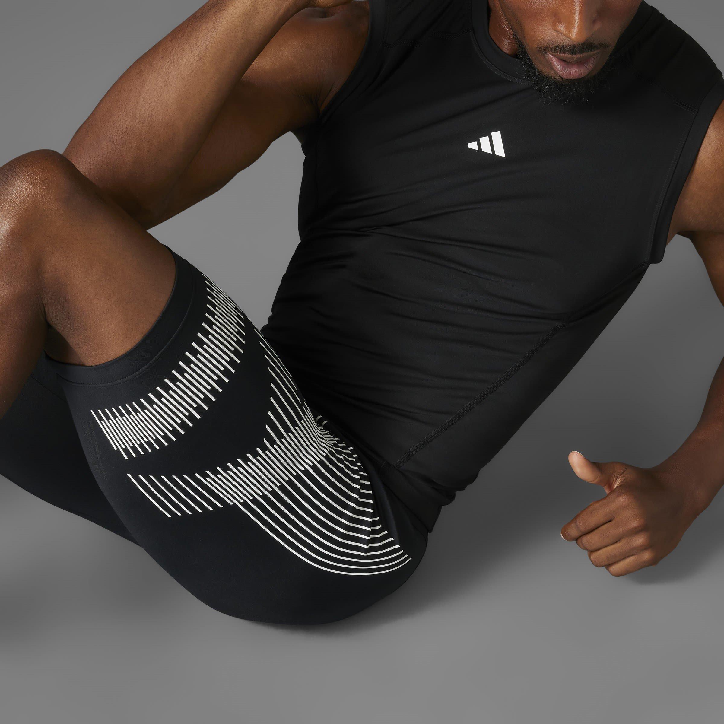 Black - adidas - Adidas Pro-Series Resiltech Tights Mens - 13