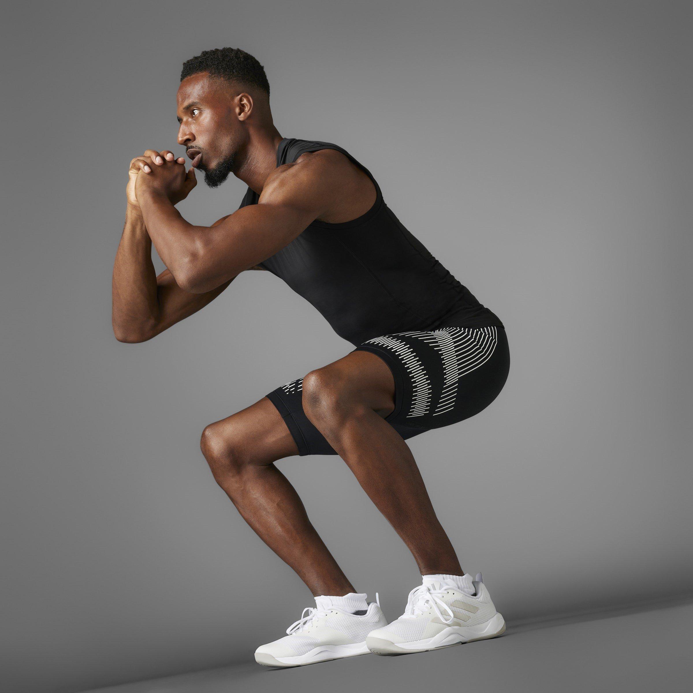 Black - adidas - Adidas Pro-Series Resiltech Tights Mens - 14