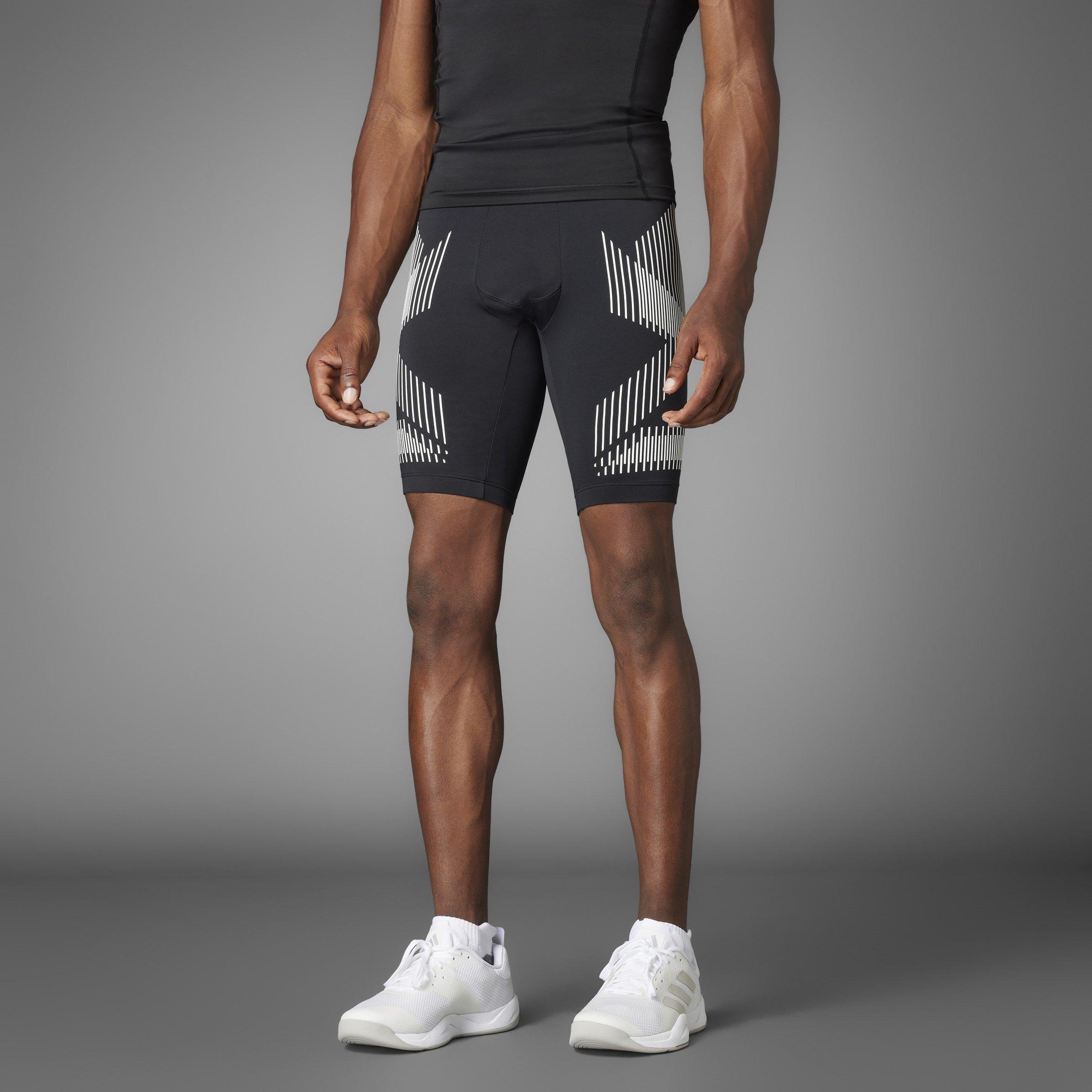 Black - adidas - Adidas Pro-Series Resiltech Tights Mens - 16