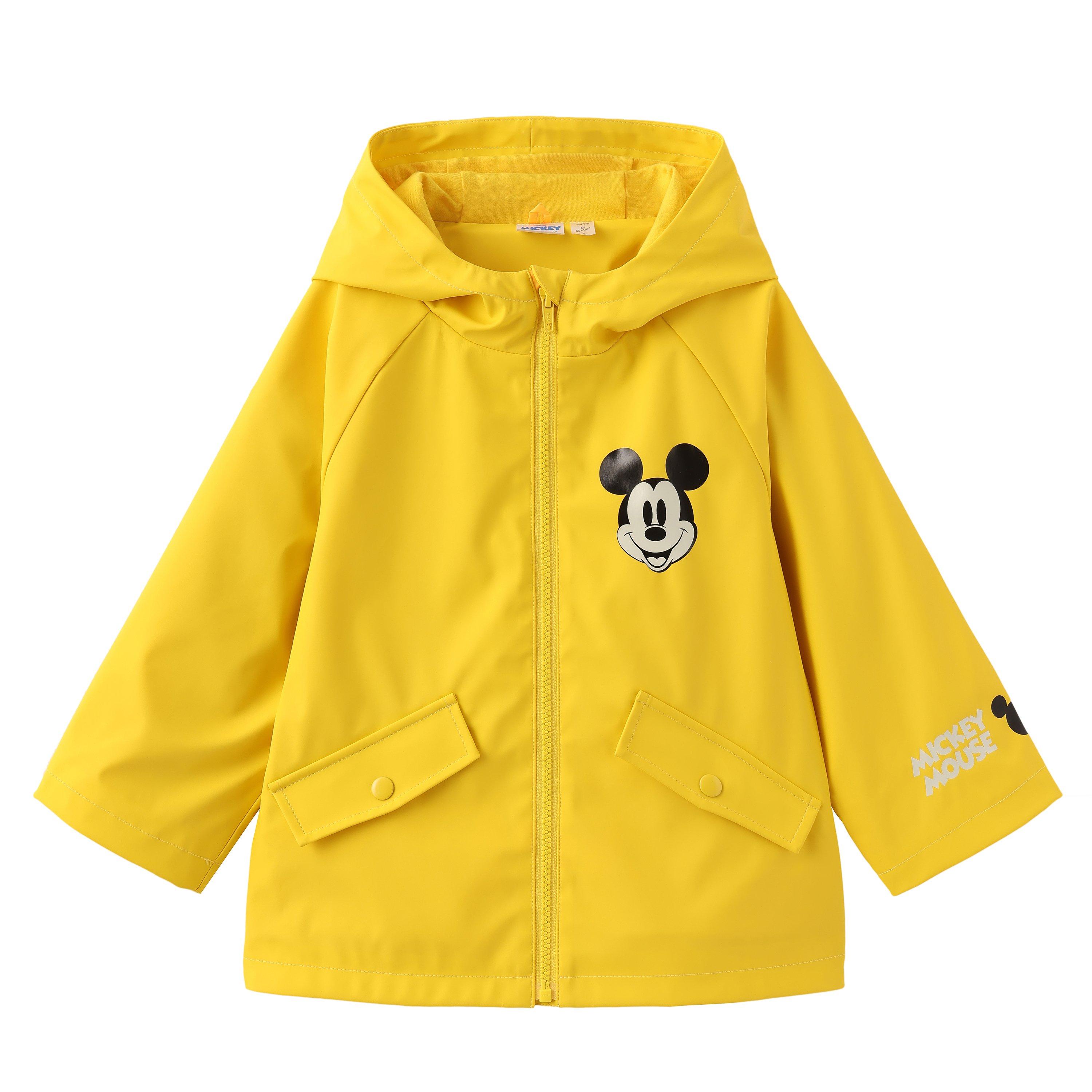 Mickey - Character - Kids' Disney Print Waterproof Oversized Fit Rain Anorak - 1