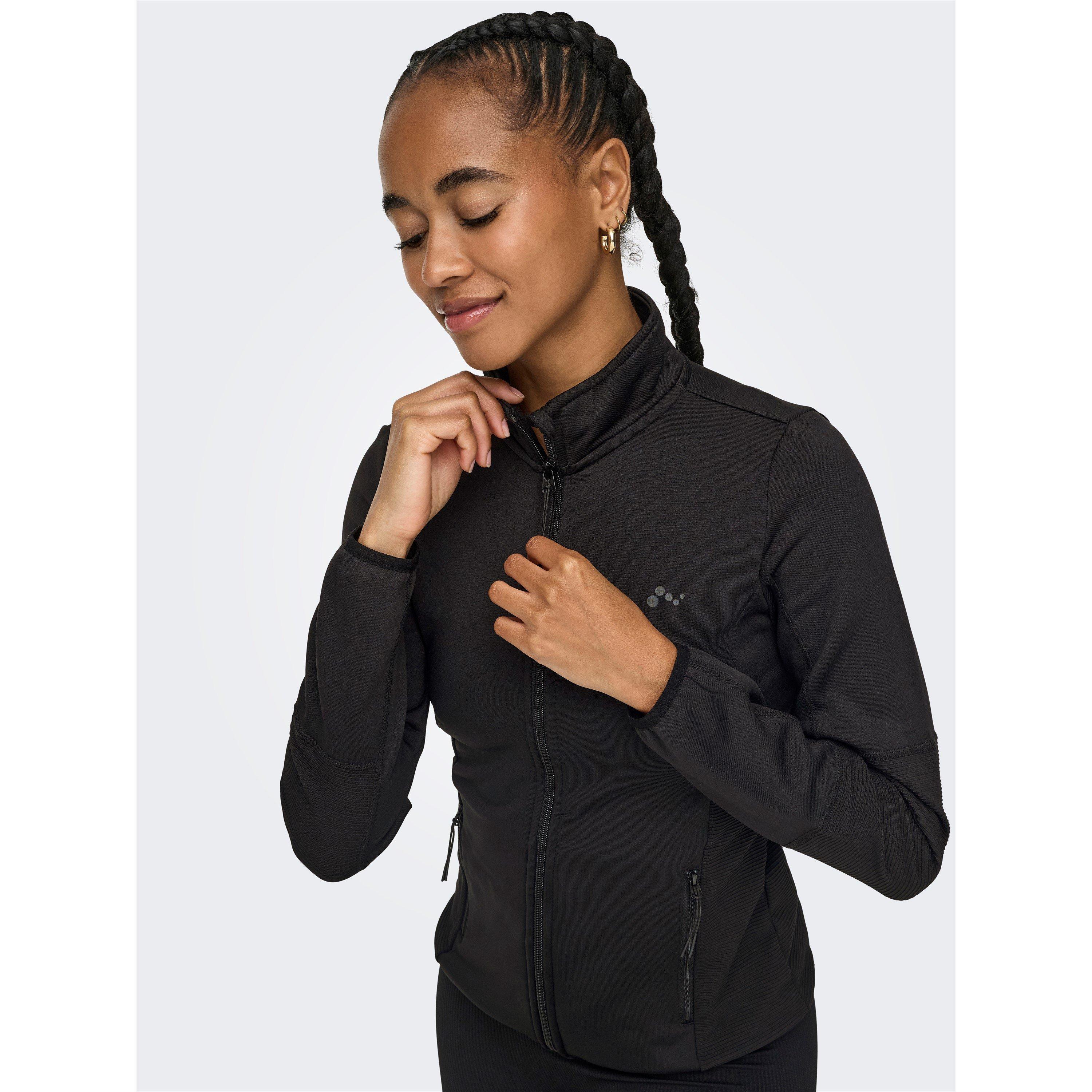 Zwart - Only Play - High Neck Softshell Jacket - 2