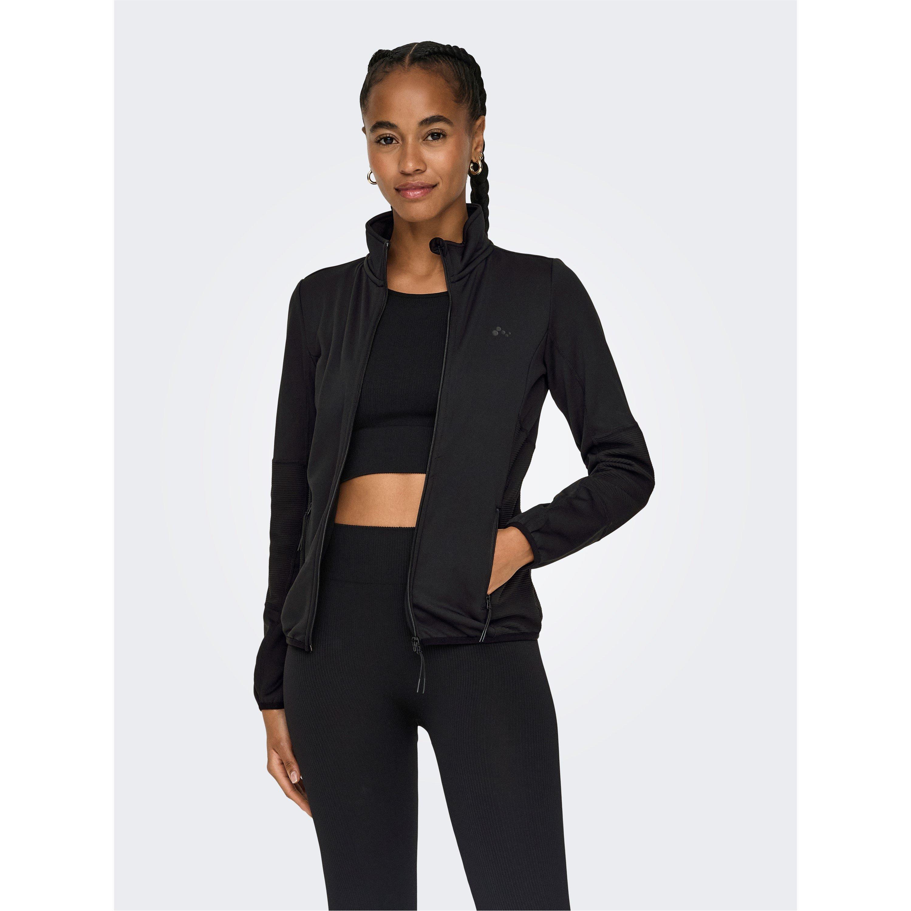 Zwart - Only Play - High Neck Softshell Jacket - 5