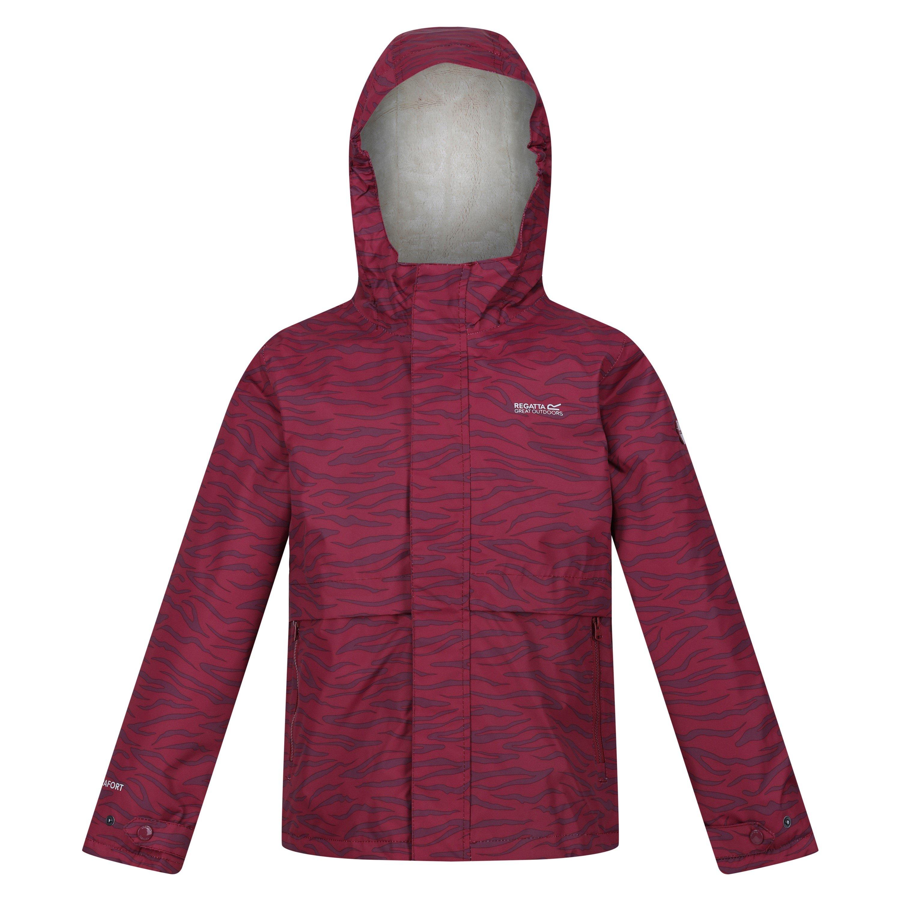 Regatta Kids' Bambee Quilted Insulated Puffer Jacket - DkPimentoZeb