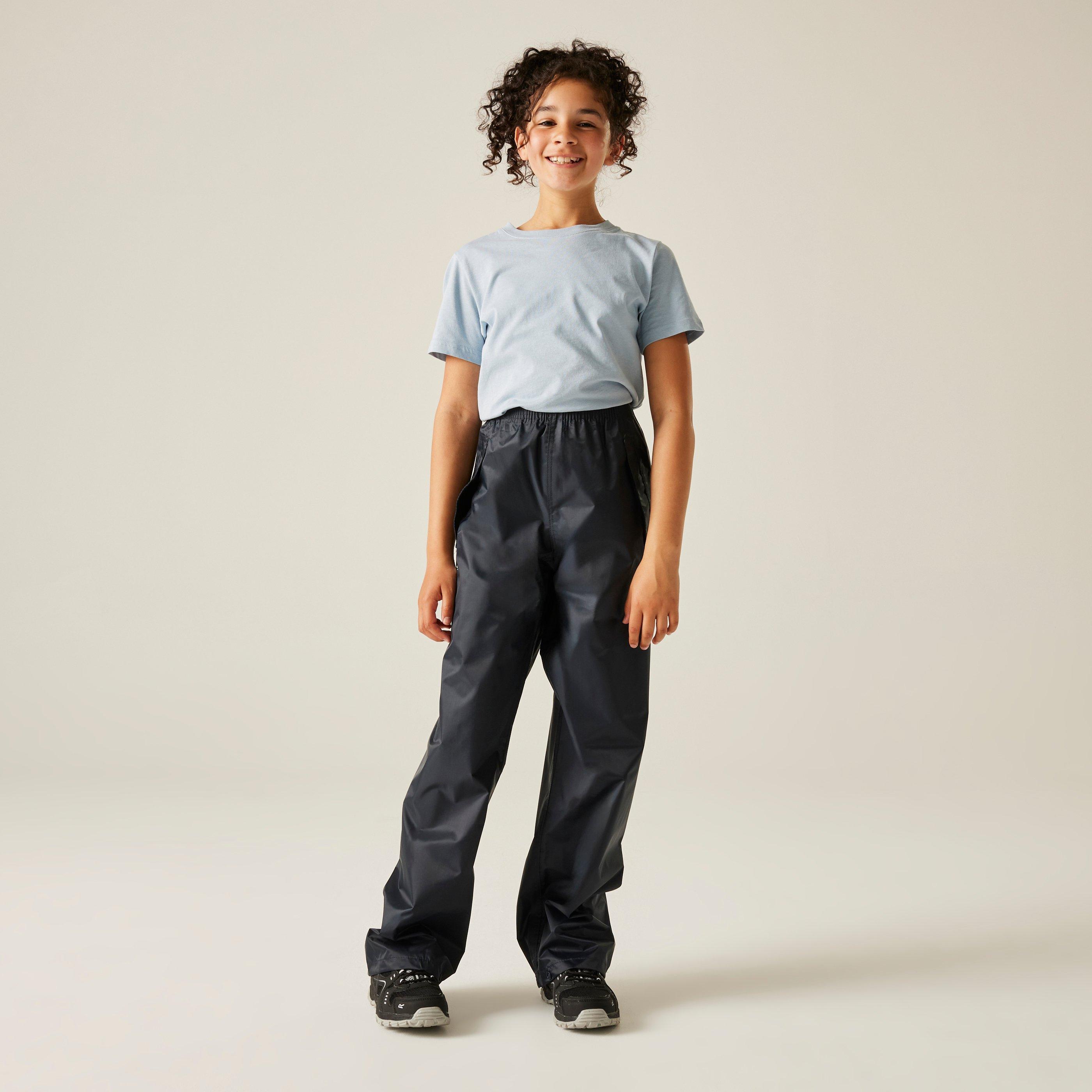 Navy - Regatta - Kids Stormbreak Waterproof Overtrouser - 1