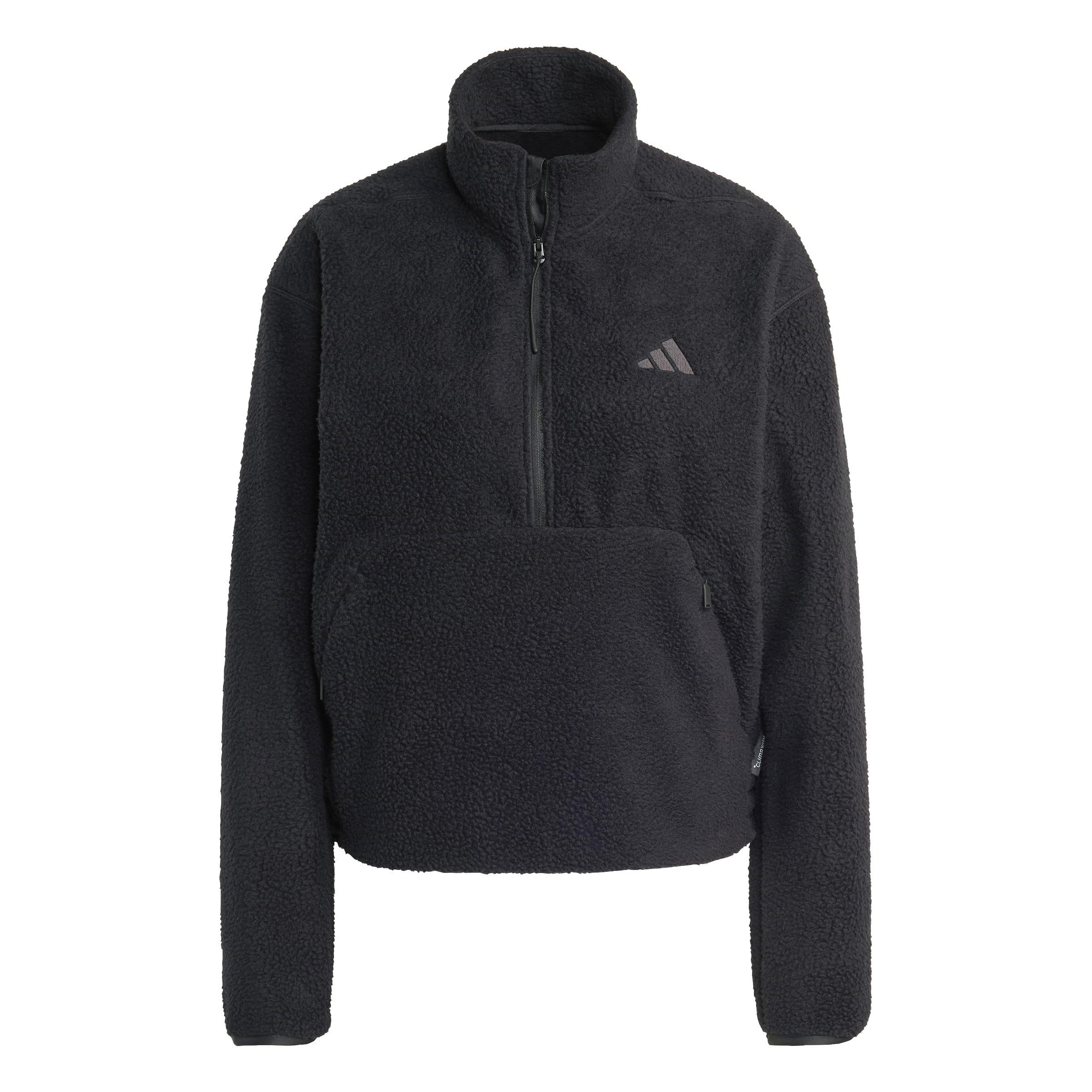 Black - adidas - Women's 1/4 Zip Fleece - 1