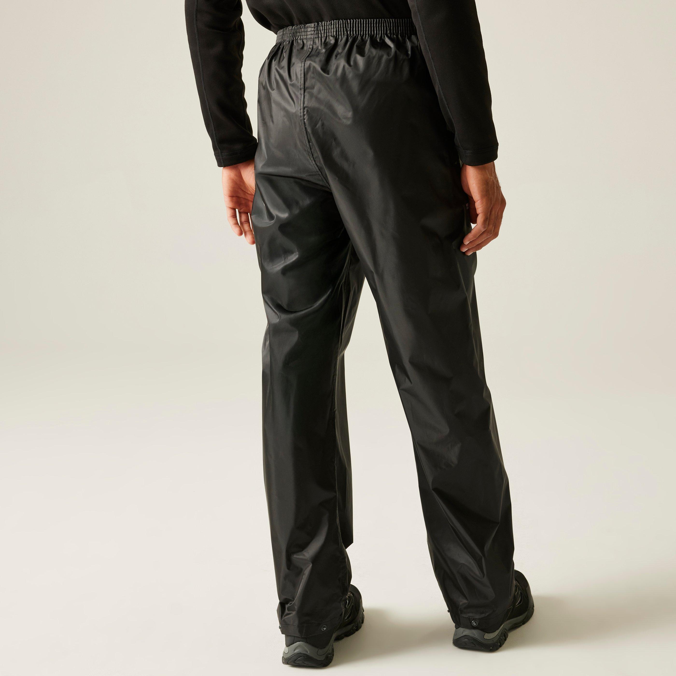 Black - Regatta - Stormbreak Waterproof Overtrousers - 4