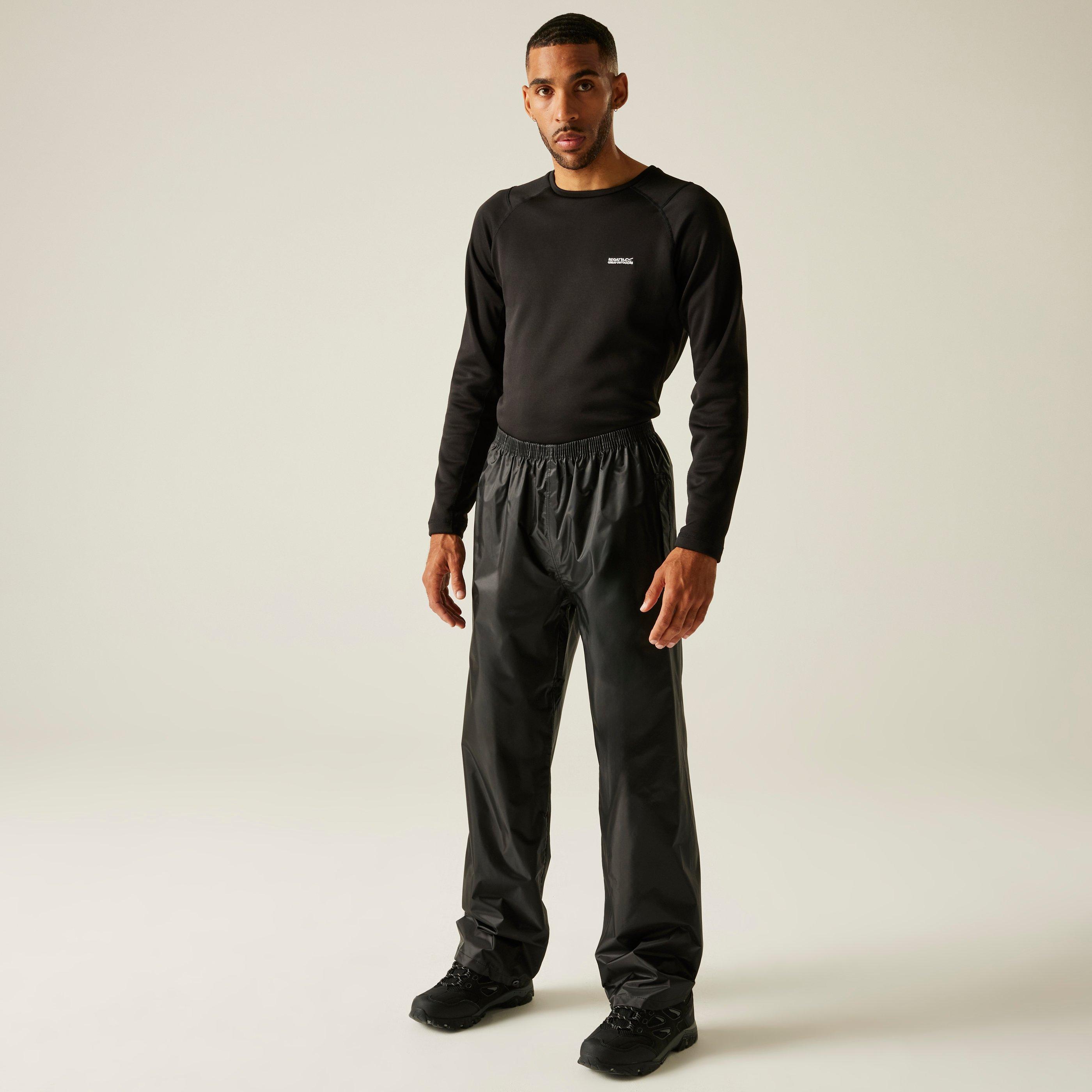 Black - Regatta - Stormbreak Waterproof Overtrousers - 5