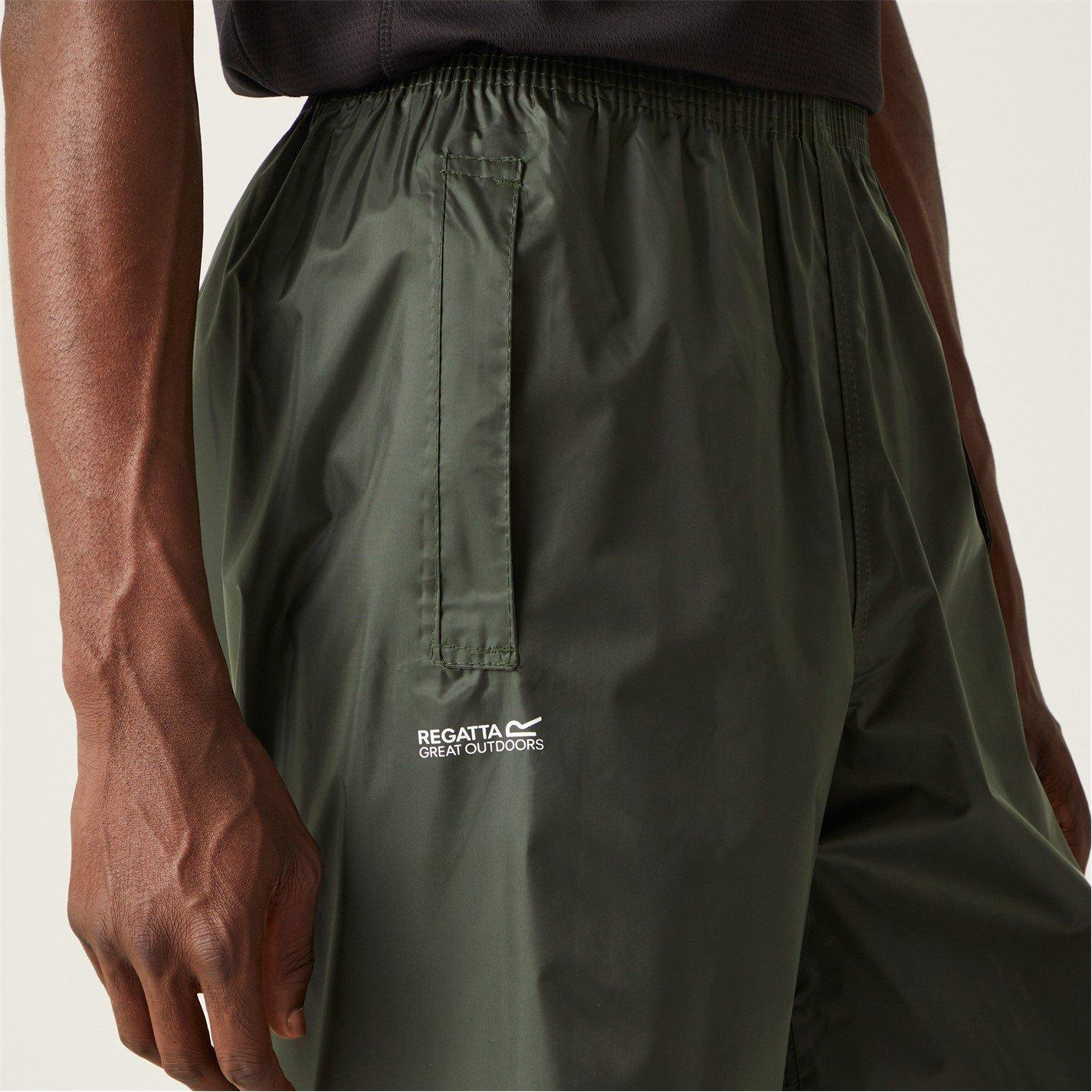 Dark Olive - Regatta - Stormbreak Waterproof Overtrousers - 5