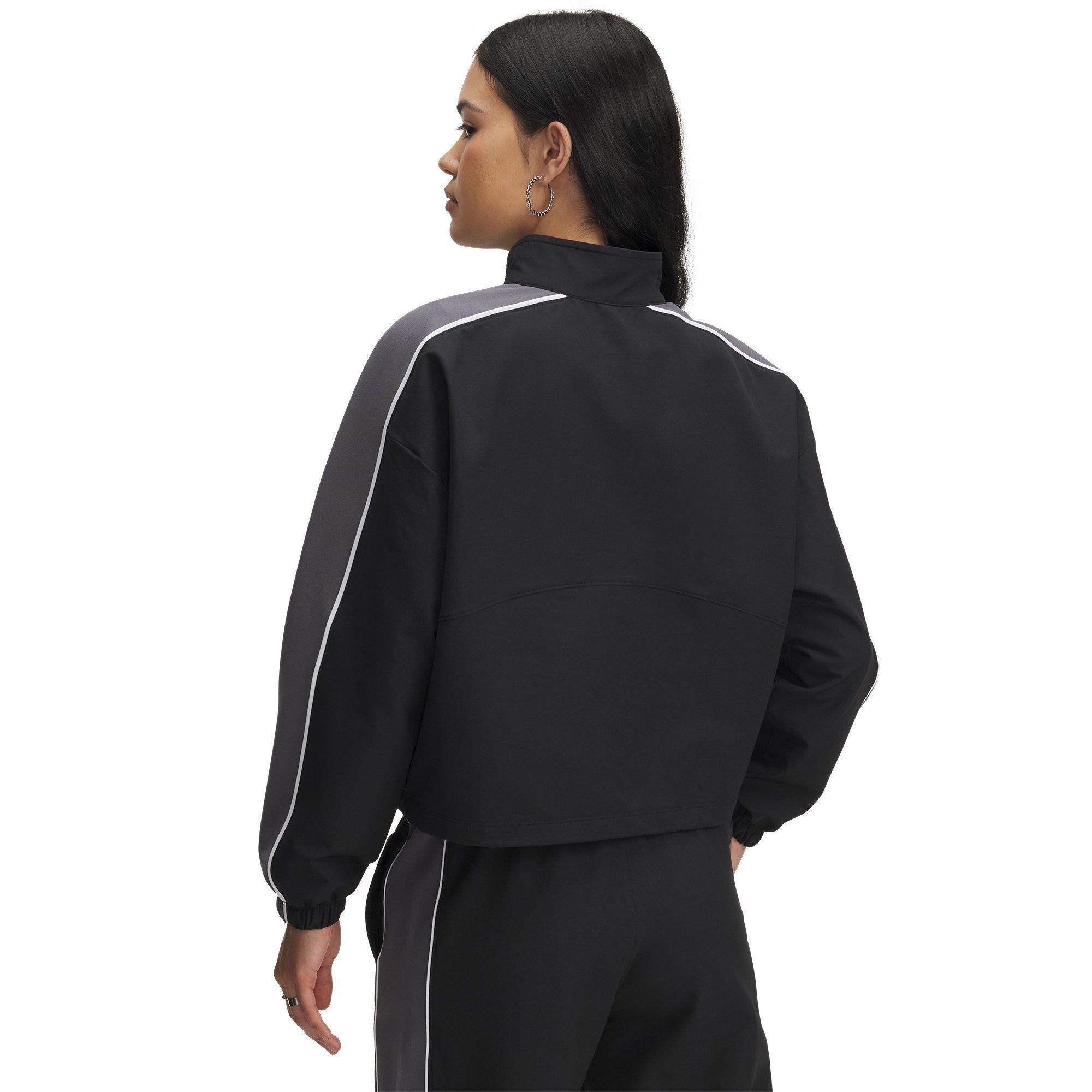 Black - Under Armour - Rival Woven quarter Zip Fleece - 2