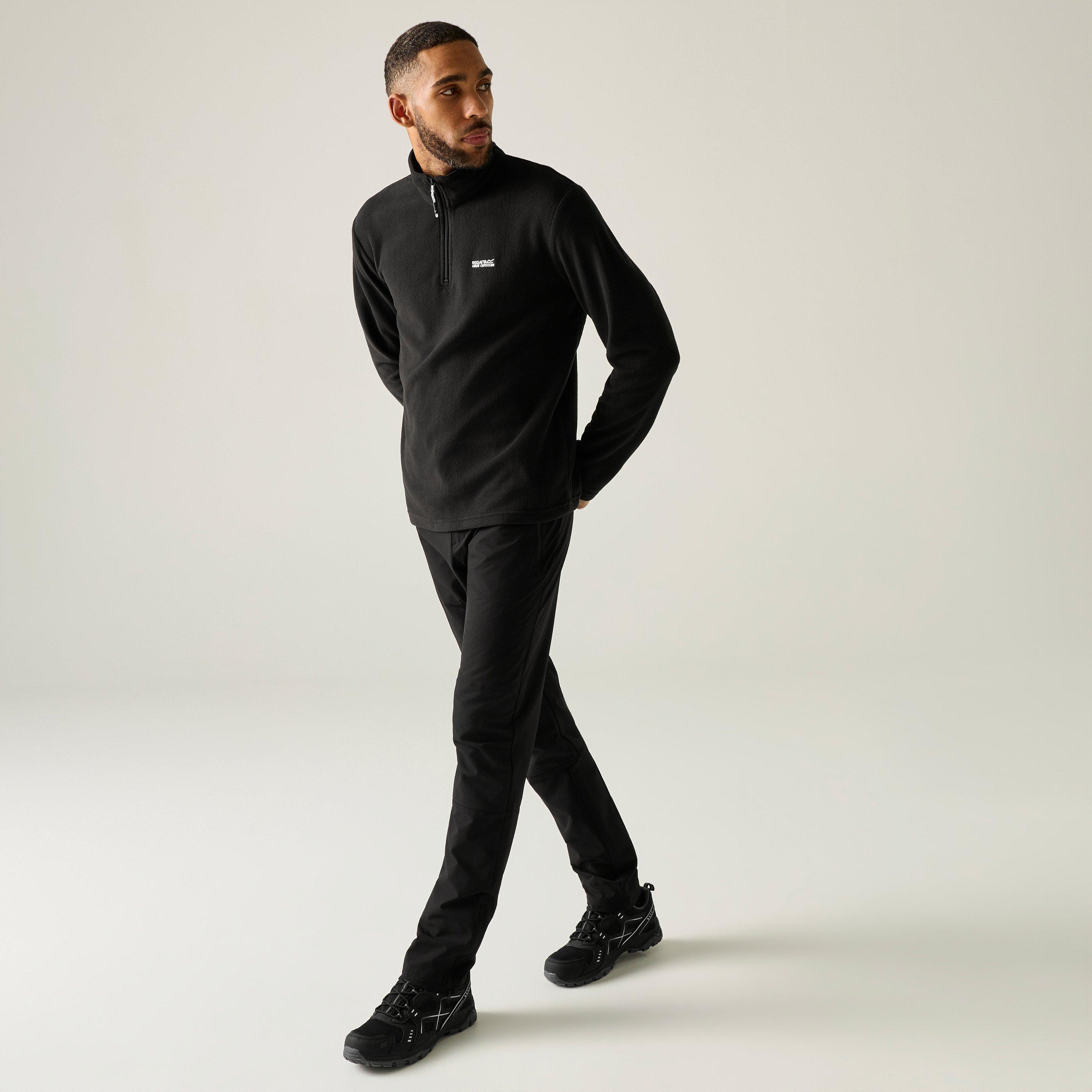 Black - Regatta - Thompson Half Zip Fleece - 1