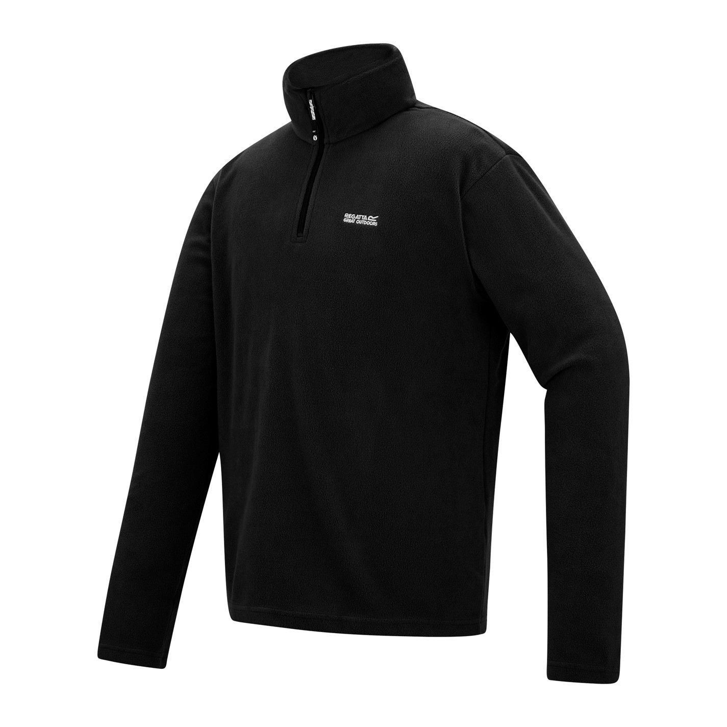Black - Regatta - Thompson Half Zip Fleece - 9