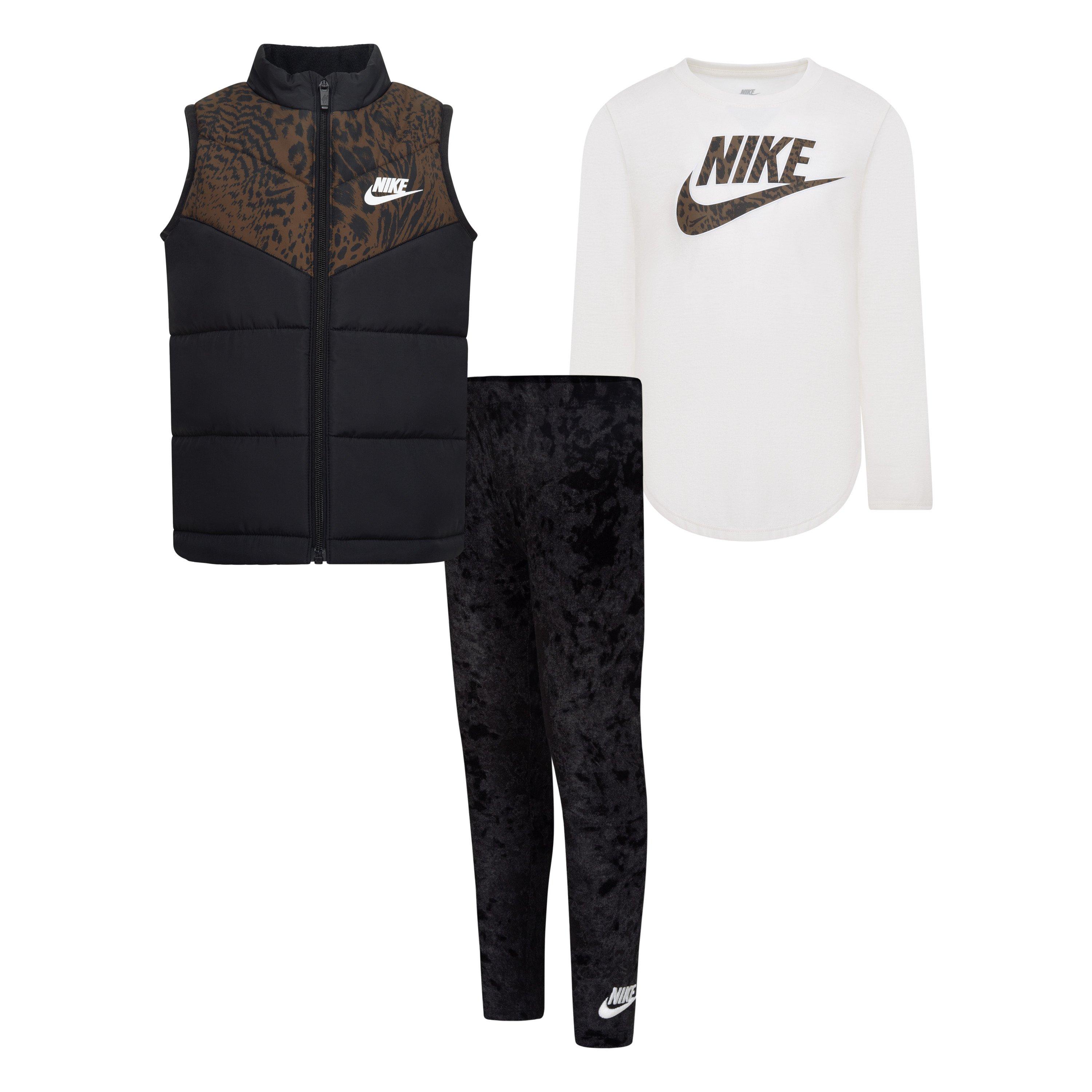 Black - Nike - Kids' 3 Piece Vest Set Gilets - 1