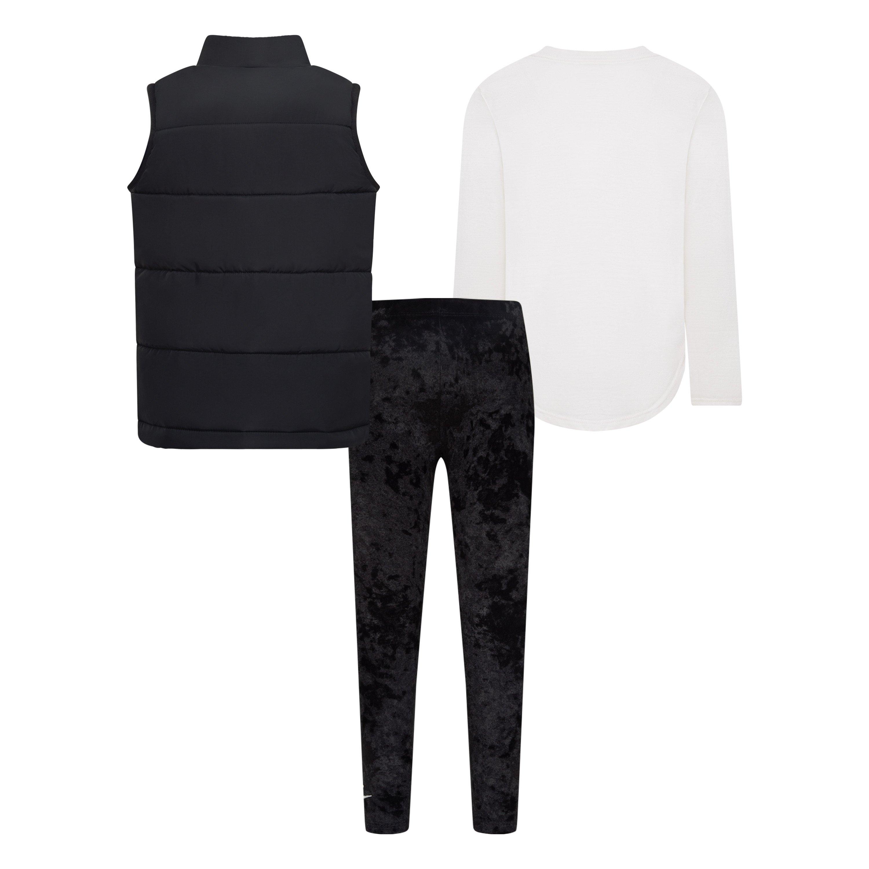 Black - Nike - Kids' 3 Piece Vest Set Gilets - 2
