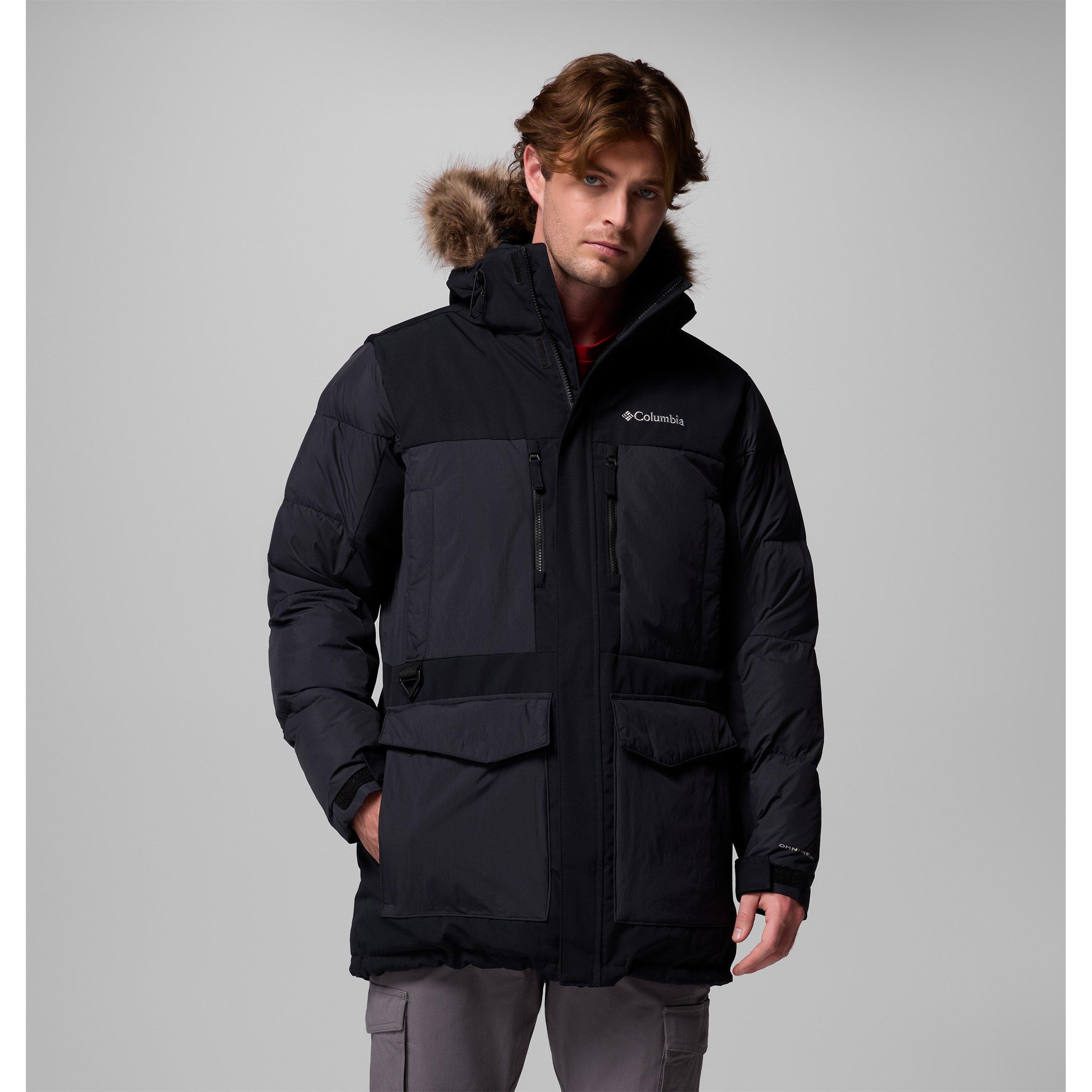 Black - Columbia - Men's Marquam Peak Fusion Water Repellent Thermal Parka - 1