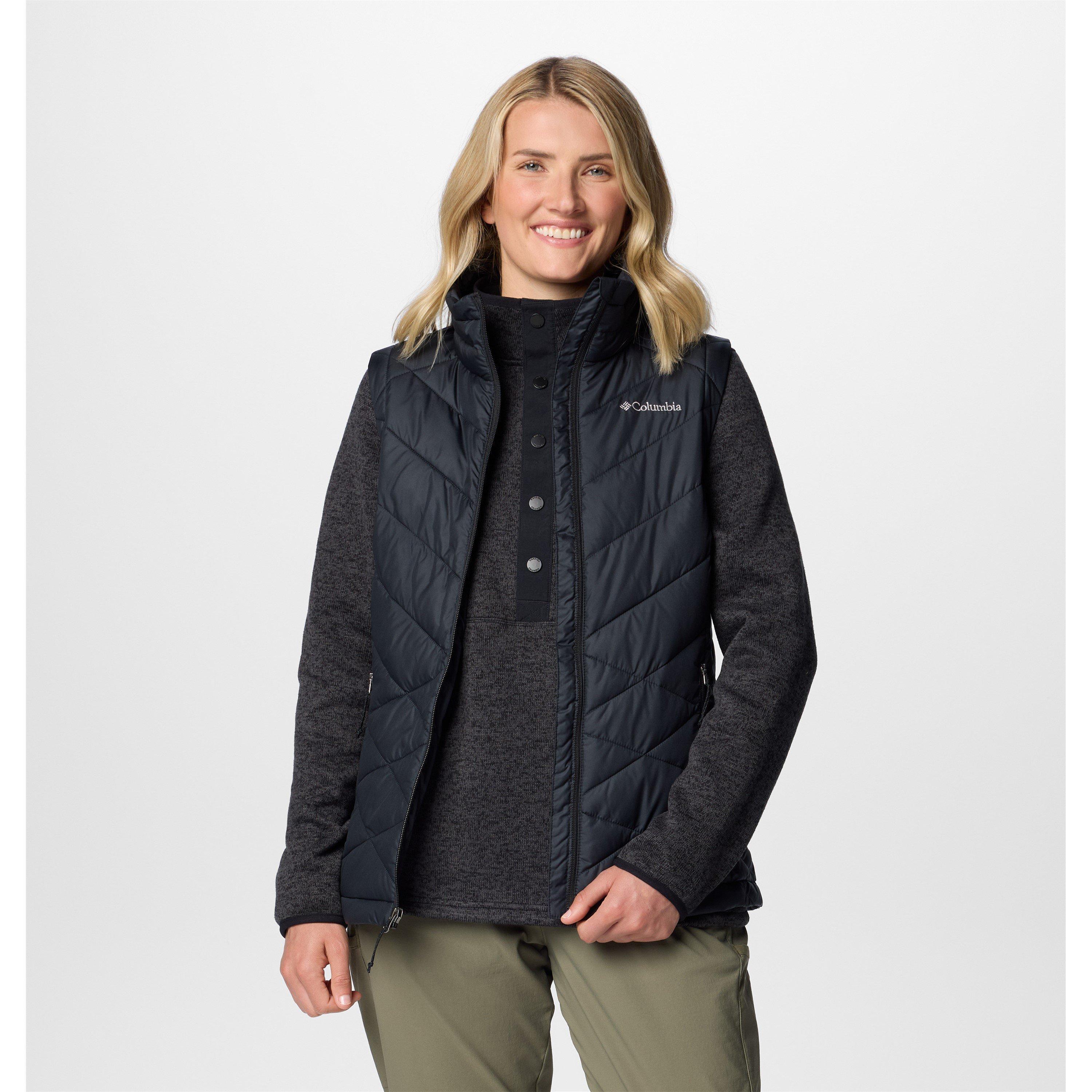 Columbia Women's Heavenly Water-Resistant Insulated Sleeveless Gilet - Black - 16 (XL)