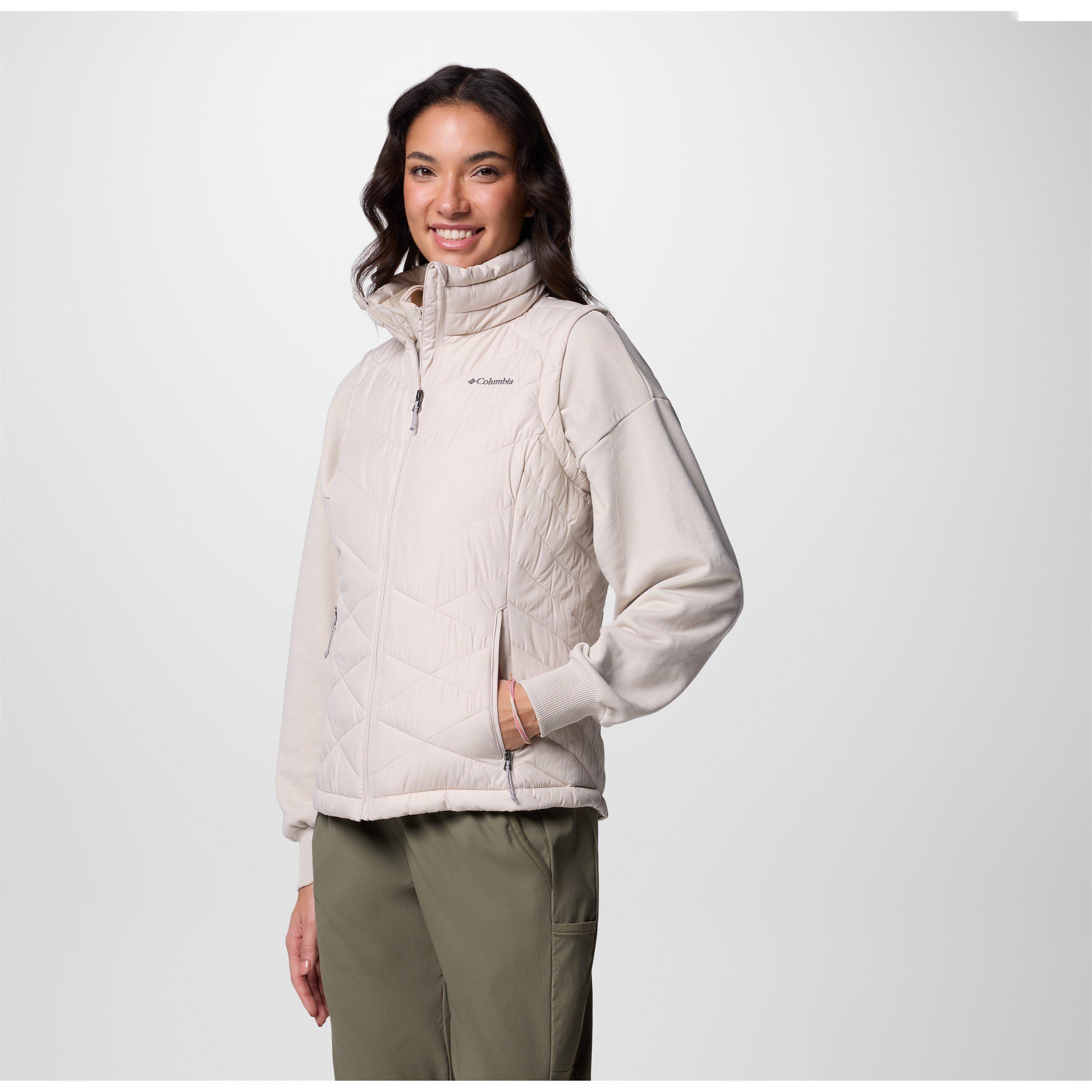 Dark Stone - Columbia - Women's Heavenly Water-Resistant Insulated Sleeveless Gilet - 4