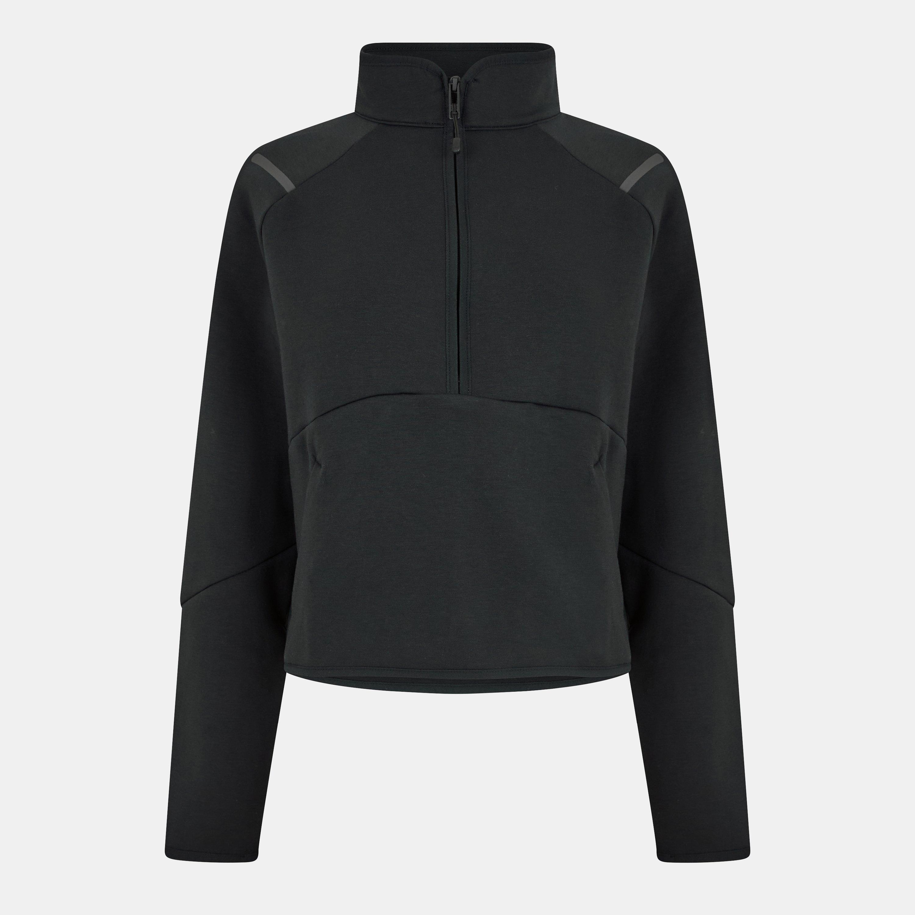Black - Under Armour - Women's Unstoppable 1/4 Zip Fleece - 1