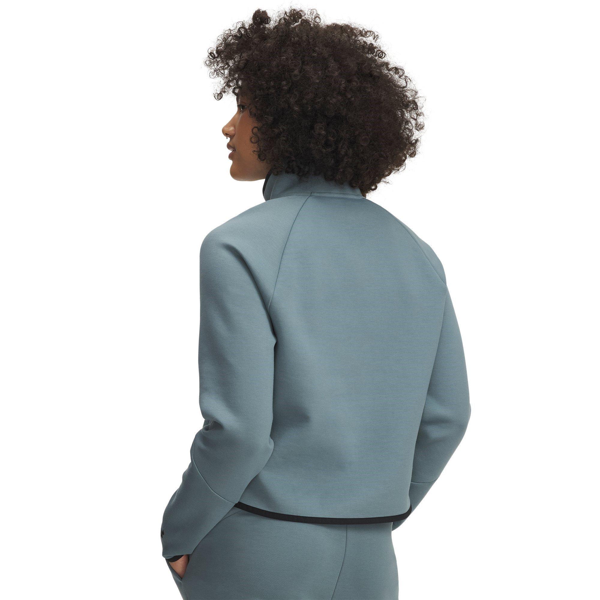Jasper Blue - Under Armour - Women's Unstoppable 1/4 Zip Fleece - 2