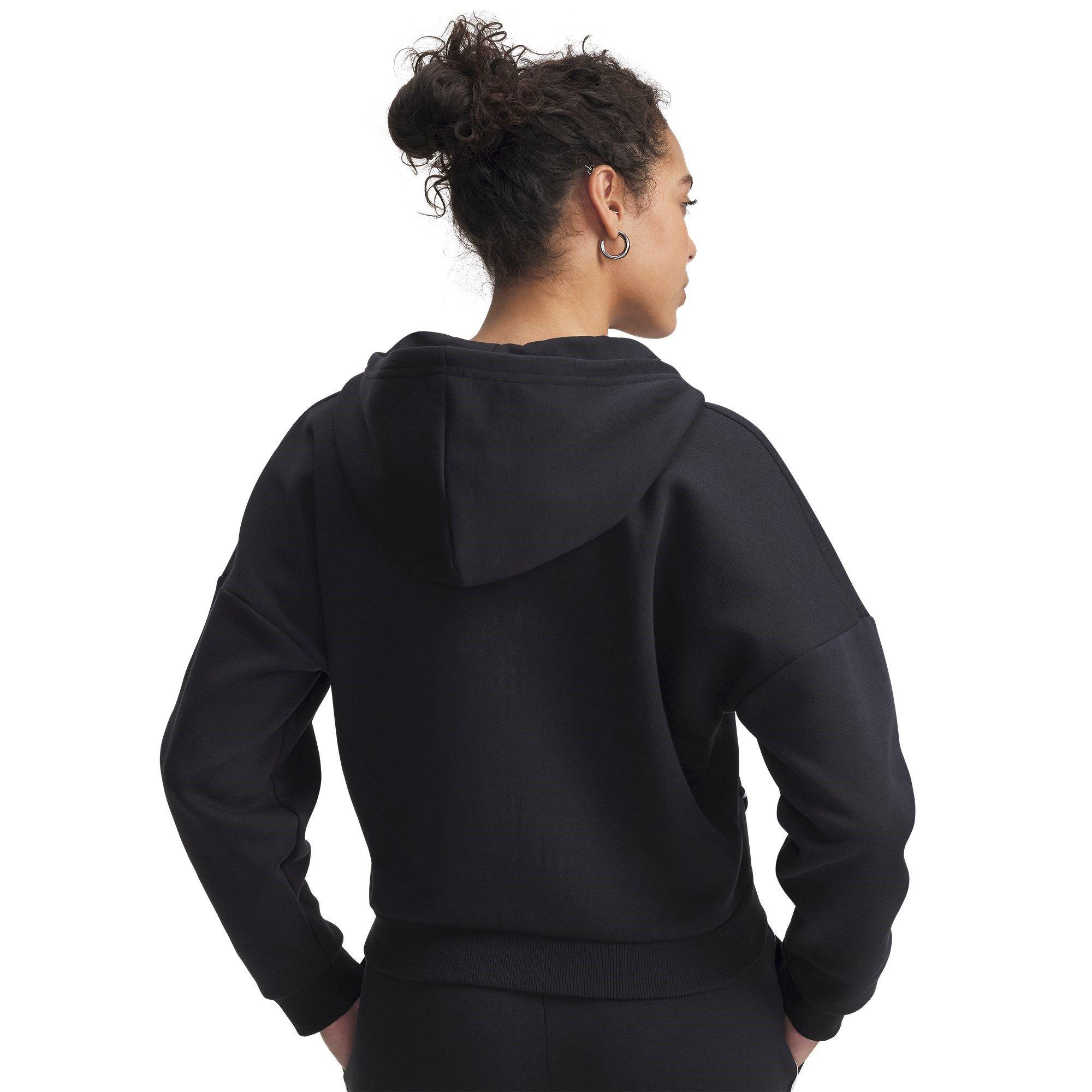 Zwart - Under Armour - Rival Pipe quarter Zip Fleece - 4