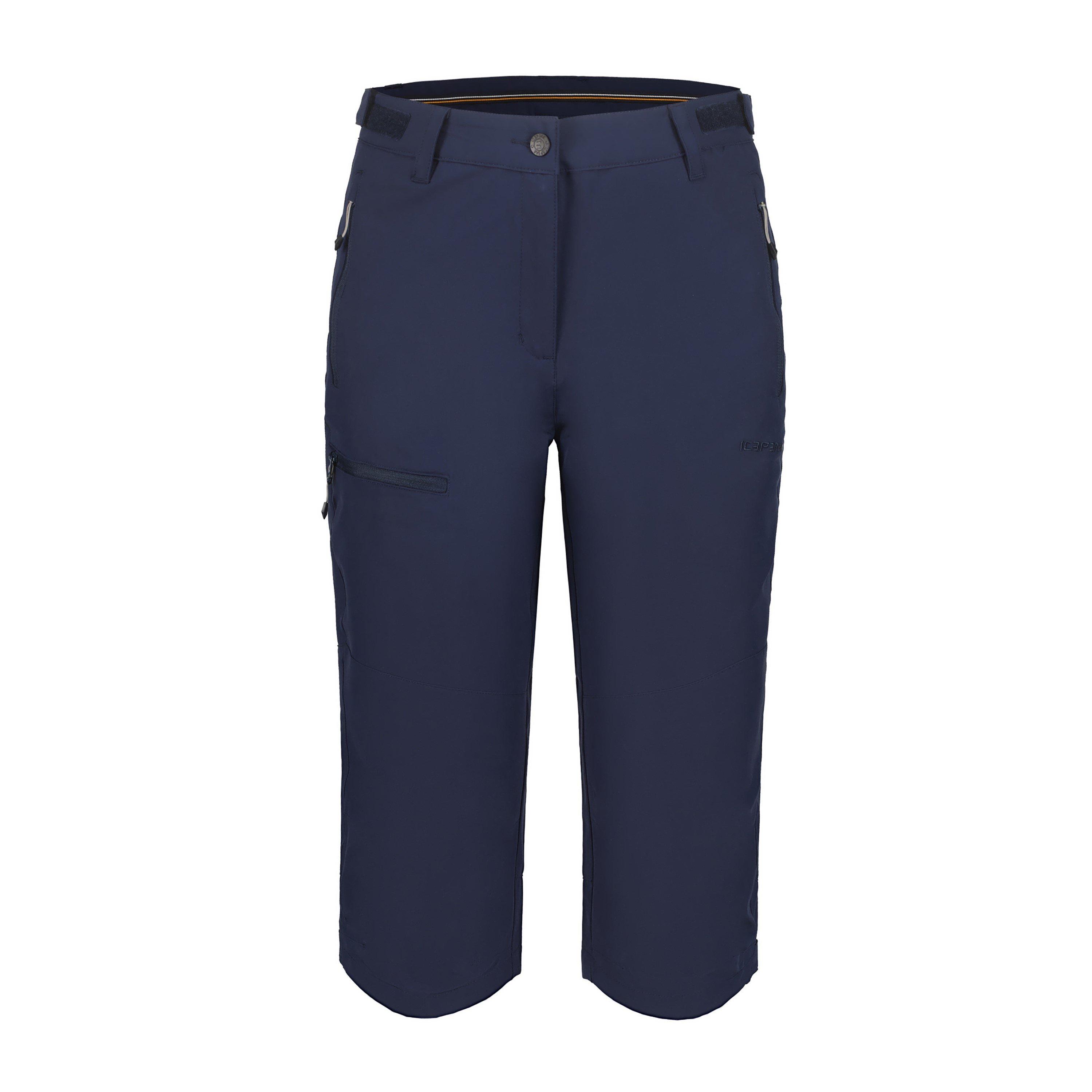 Icepeak Women's Beattie 3/4 Walking Trouser - Dark Blue - 8 (XS)