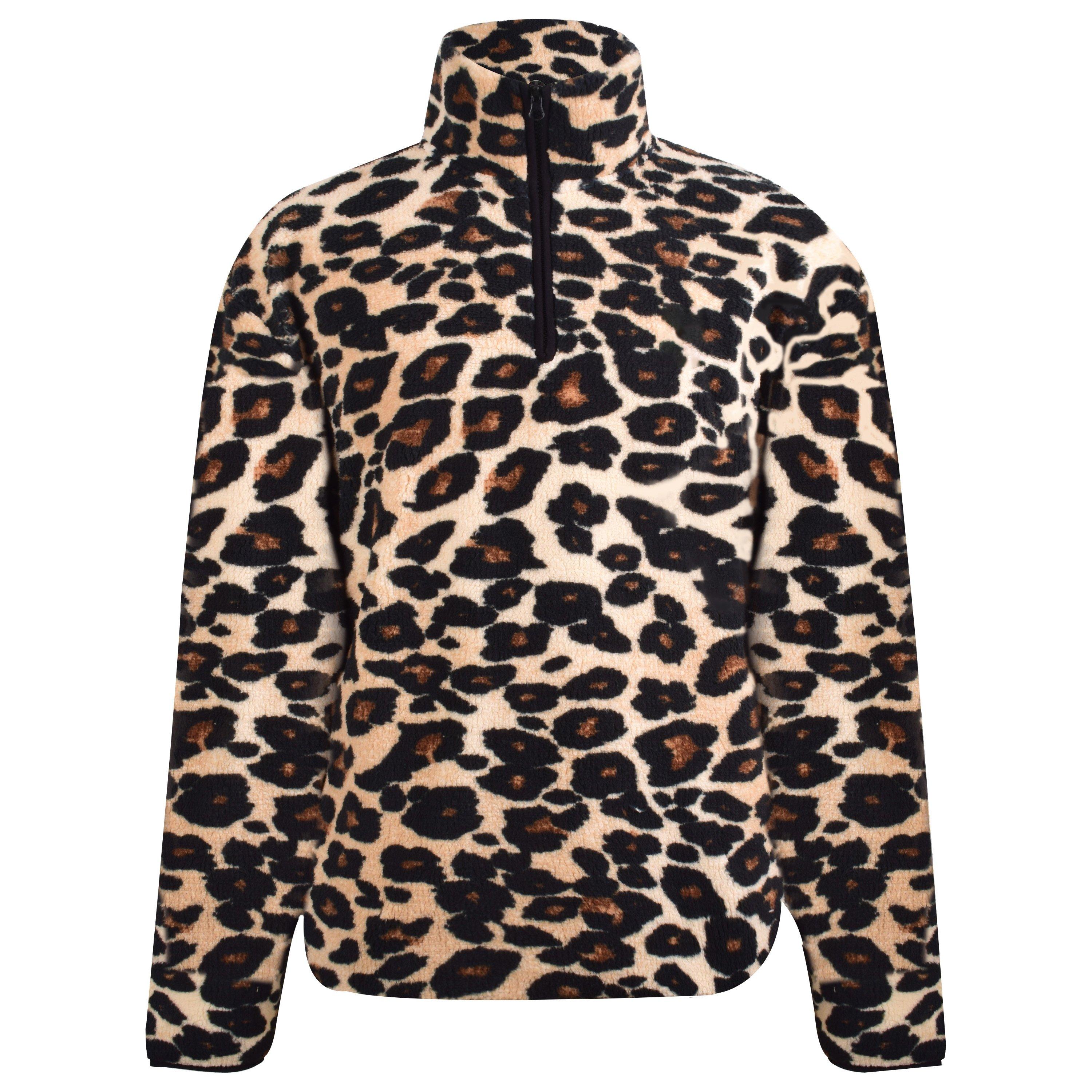 Leopard Print - SoulCal - Womens Soul Borg Hooded Fleece Jacket - 1