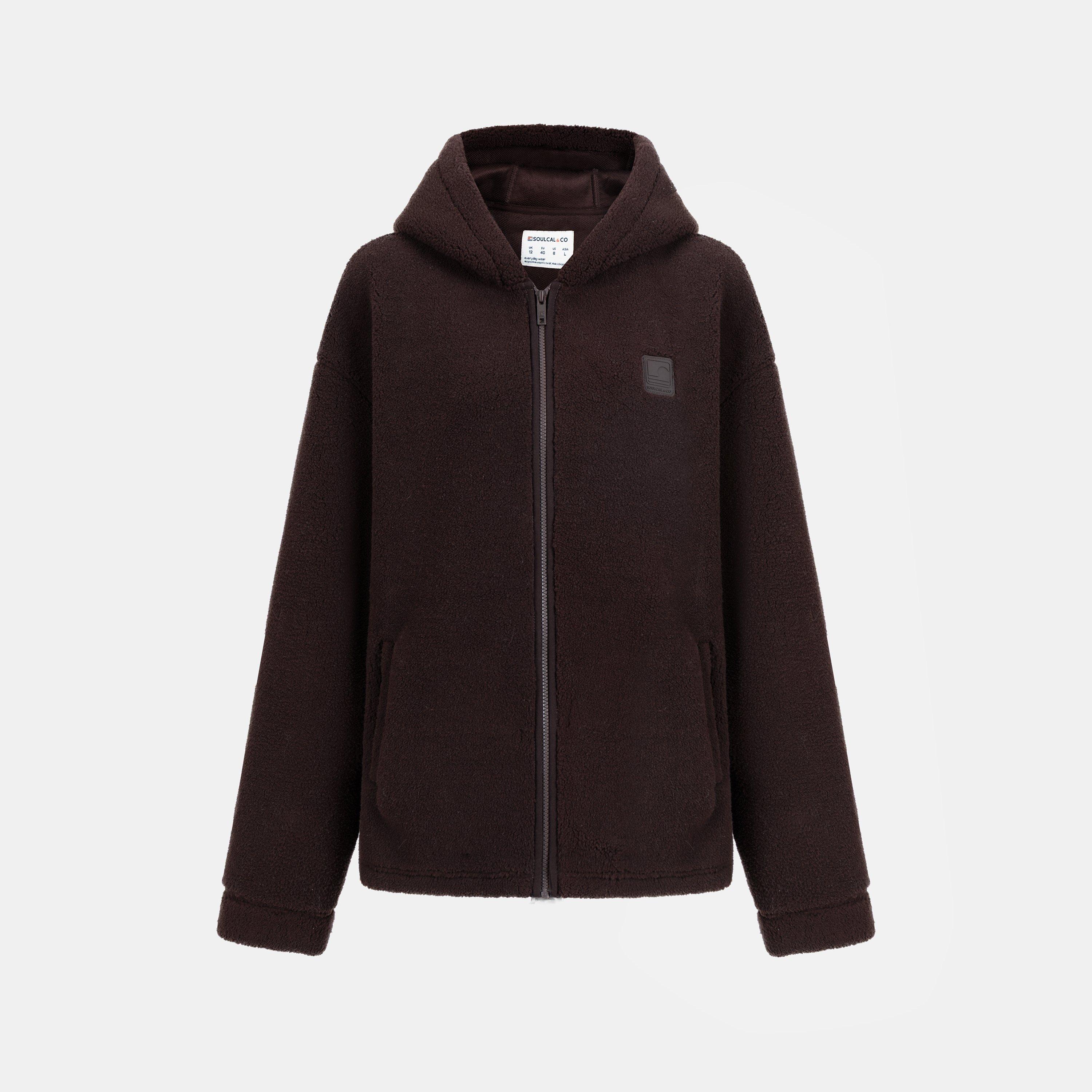 Womens Soul Borg Hooded Fleece Jacket