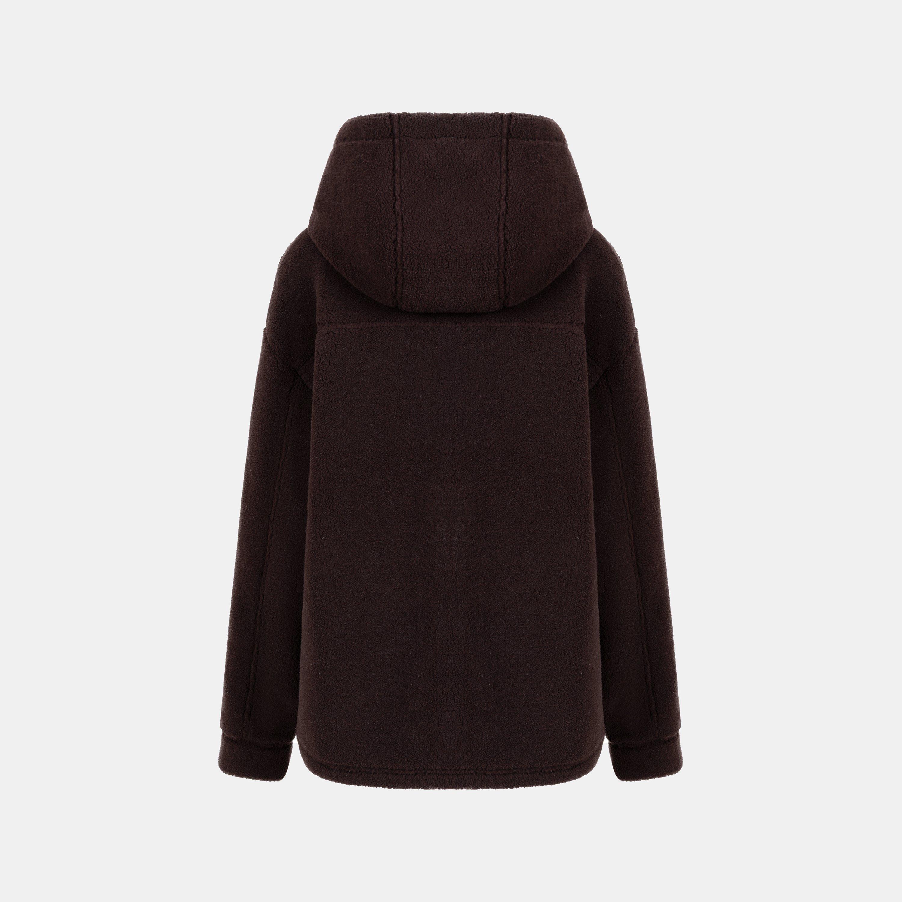 Brown - SoulCal - Womens Soul Borg Hooded Fleece Jacket - 2