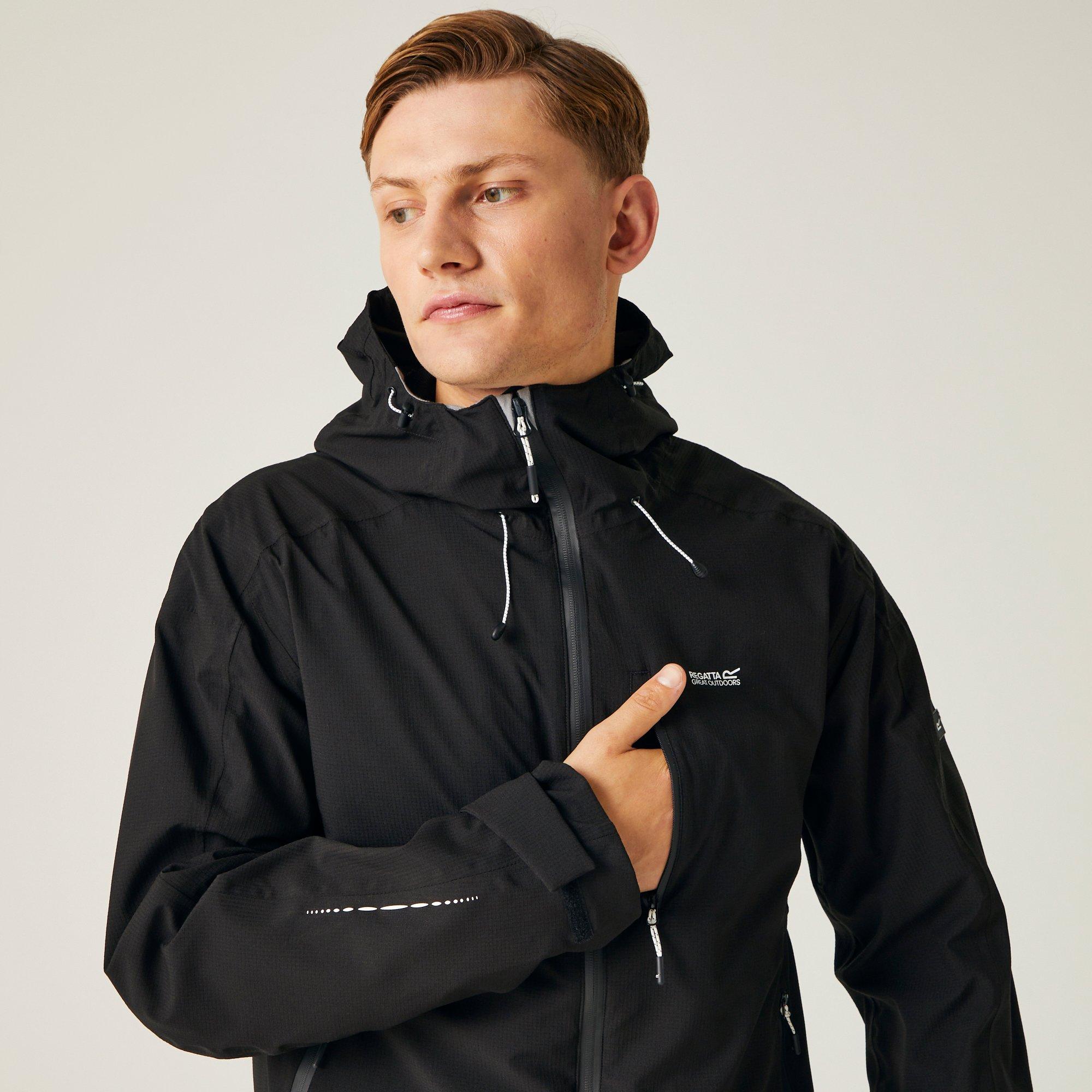 Zwart - Regatta - Okara Lightweight Waterproof Jacket - 6