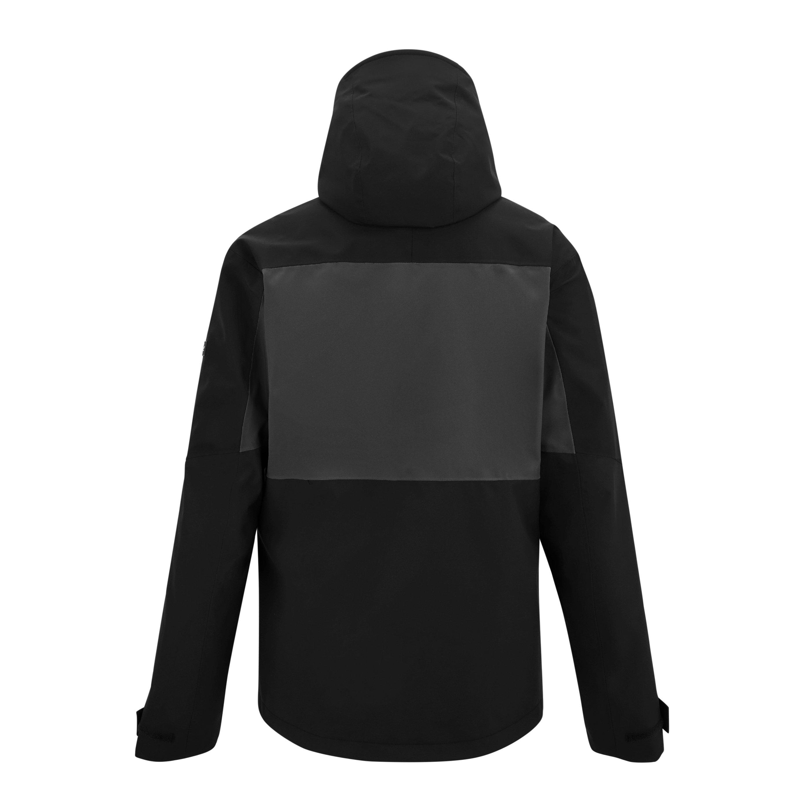 Ash/Blk - Regatta - Men's Maland Waterproof Hooded Jacket - 9