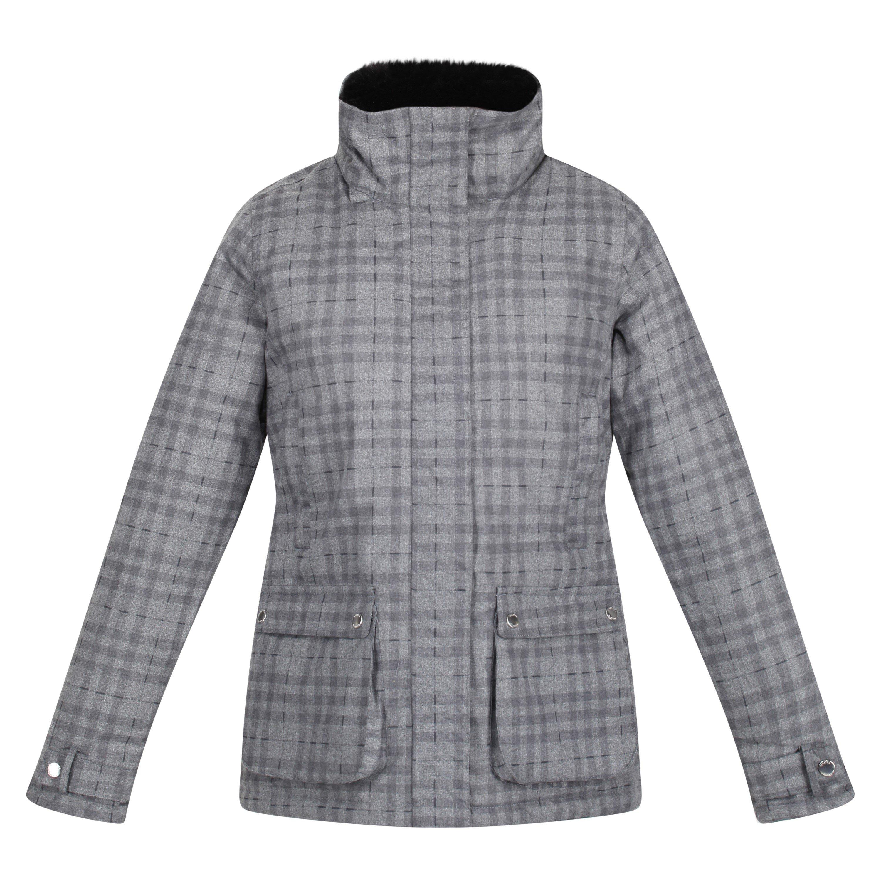 StormGreyChk - Regatta - Women's Leighton Waterproof Jacket - 2