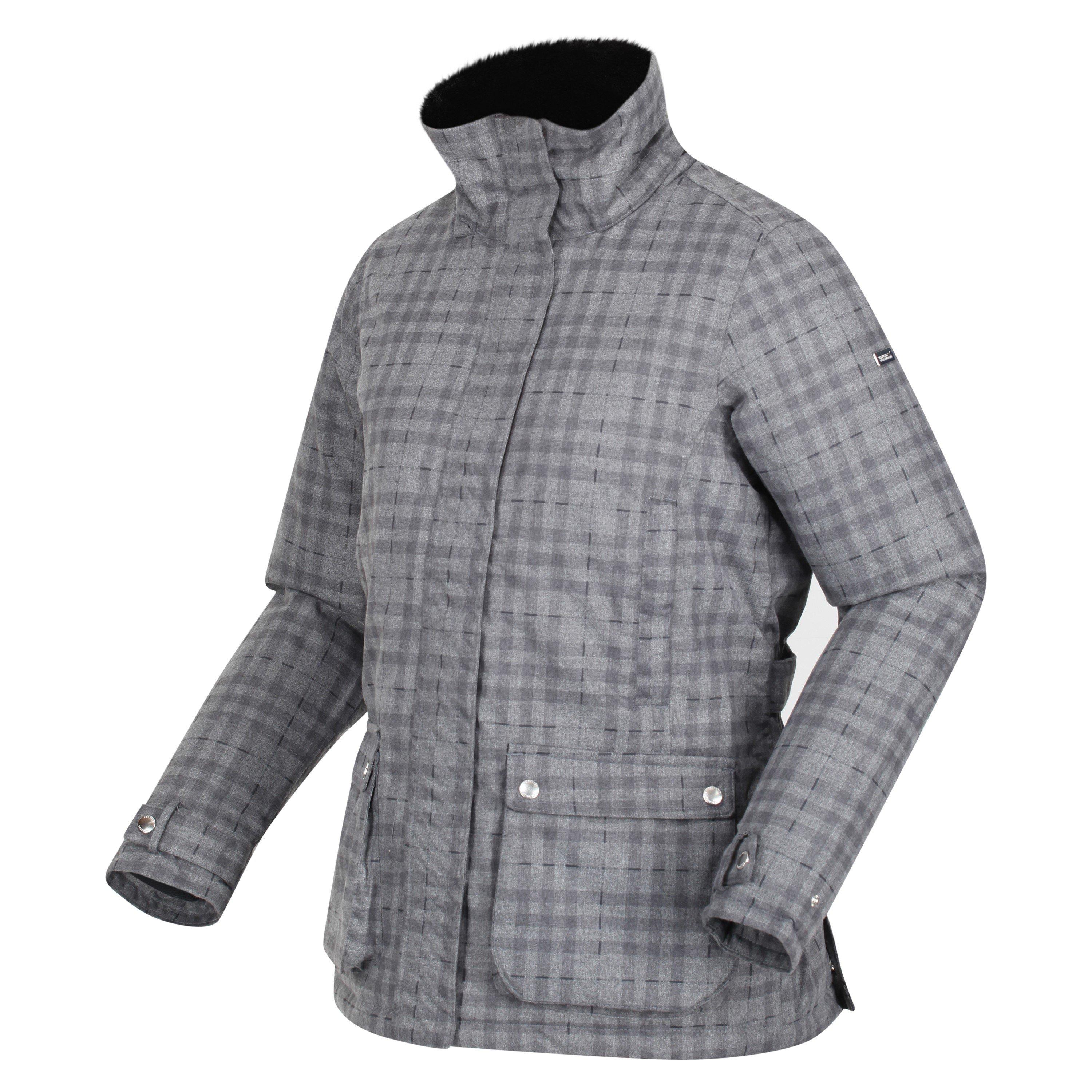 StormGreyChk - Regatta - Women's Leighton Waterproof Jacket - 3