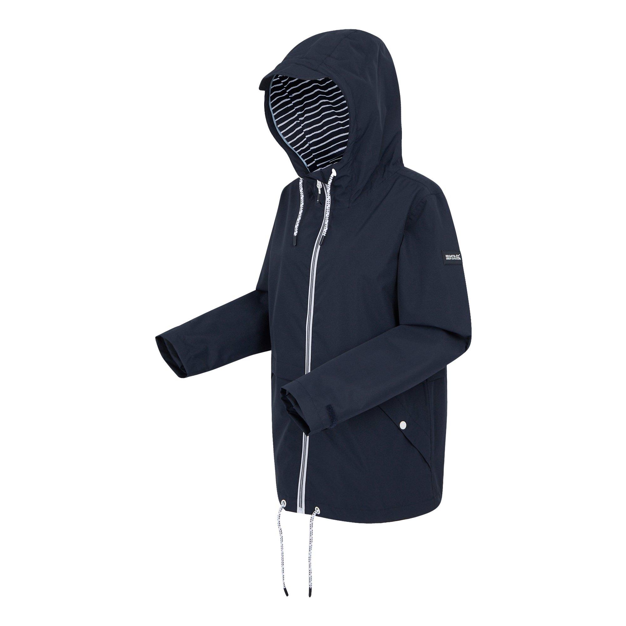 Navy - Regatta - Women's Bayletta II Waterproof Long Sleeve Hooded Jacket - 9