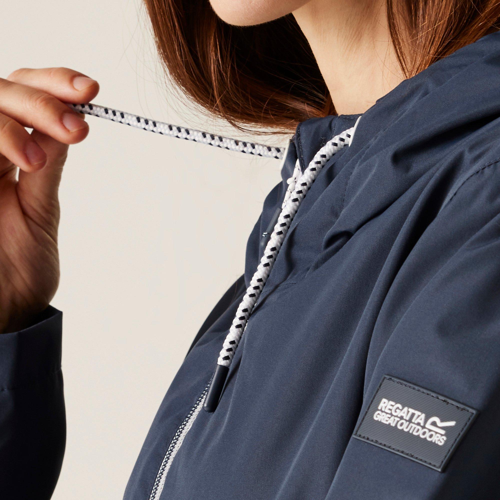 Navy - Regatta - Women's Bayletta II Waterproof Long Sleeve Hooded Jacket - 6