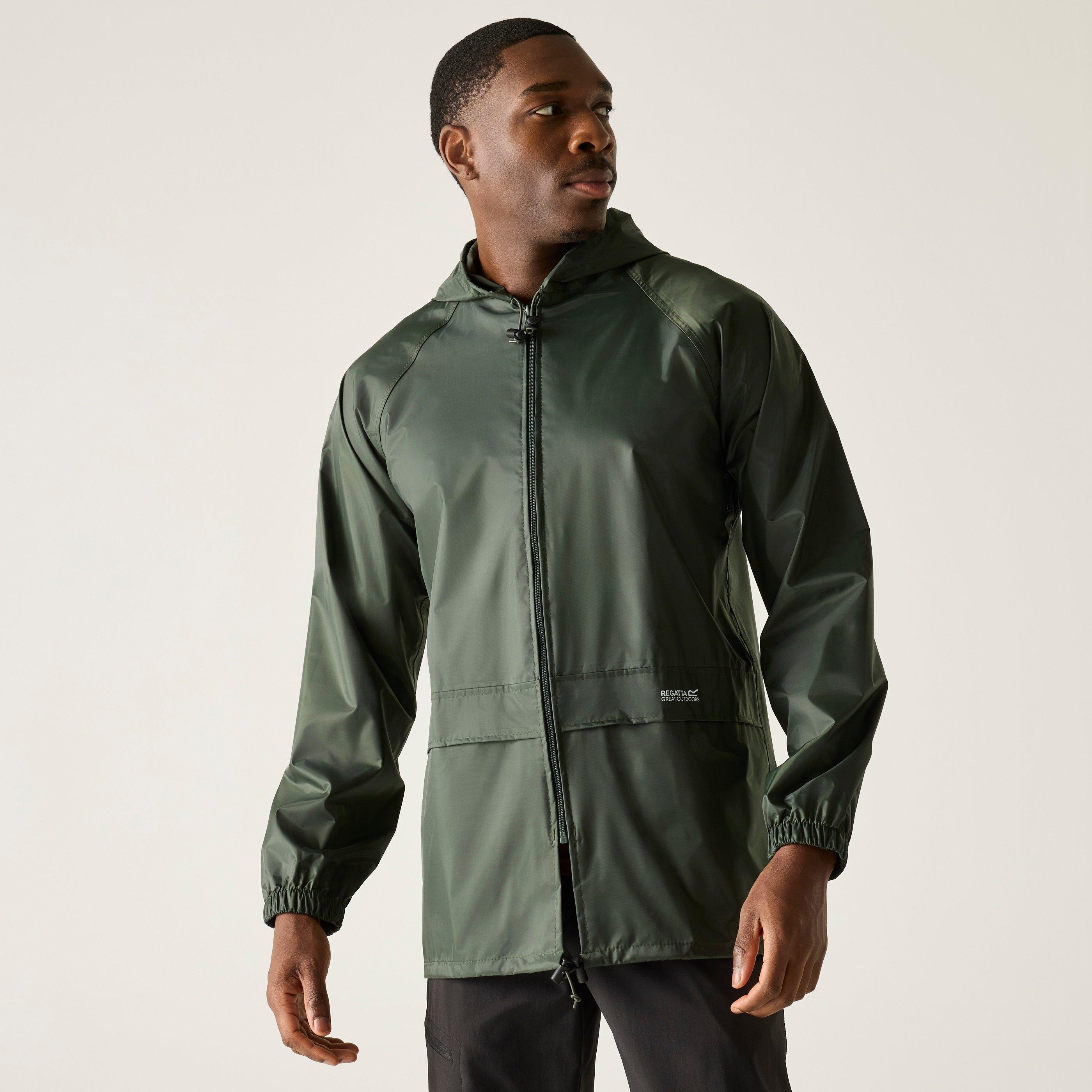 Dark Olive - Regatta - Mens Stormbreaker Hooded Long Sleeve Waterproof Jacket - 3