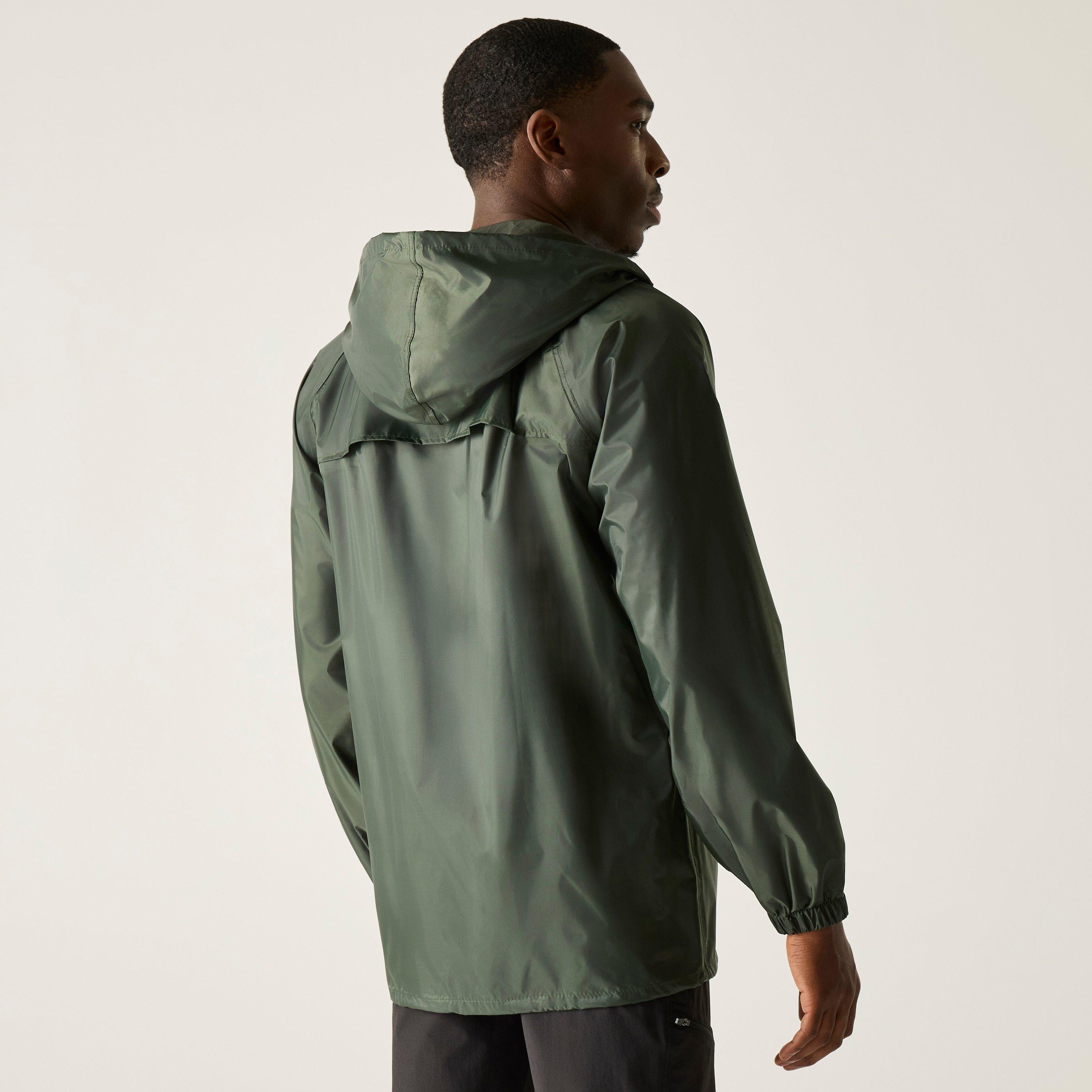 Dark Olive - Regatta - Mens Stormbreaker Hooded Long Sleeve Waterproof Jacket - 6