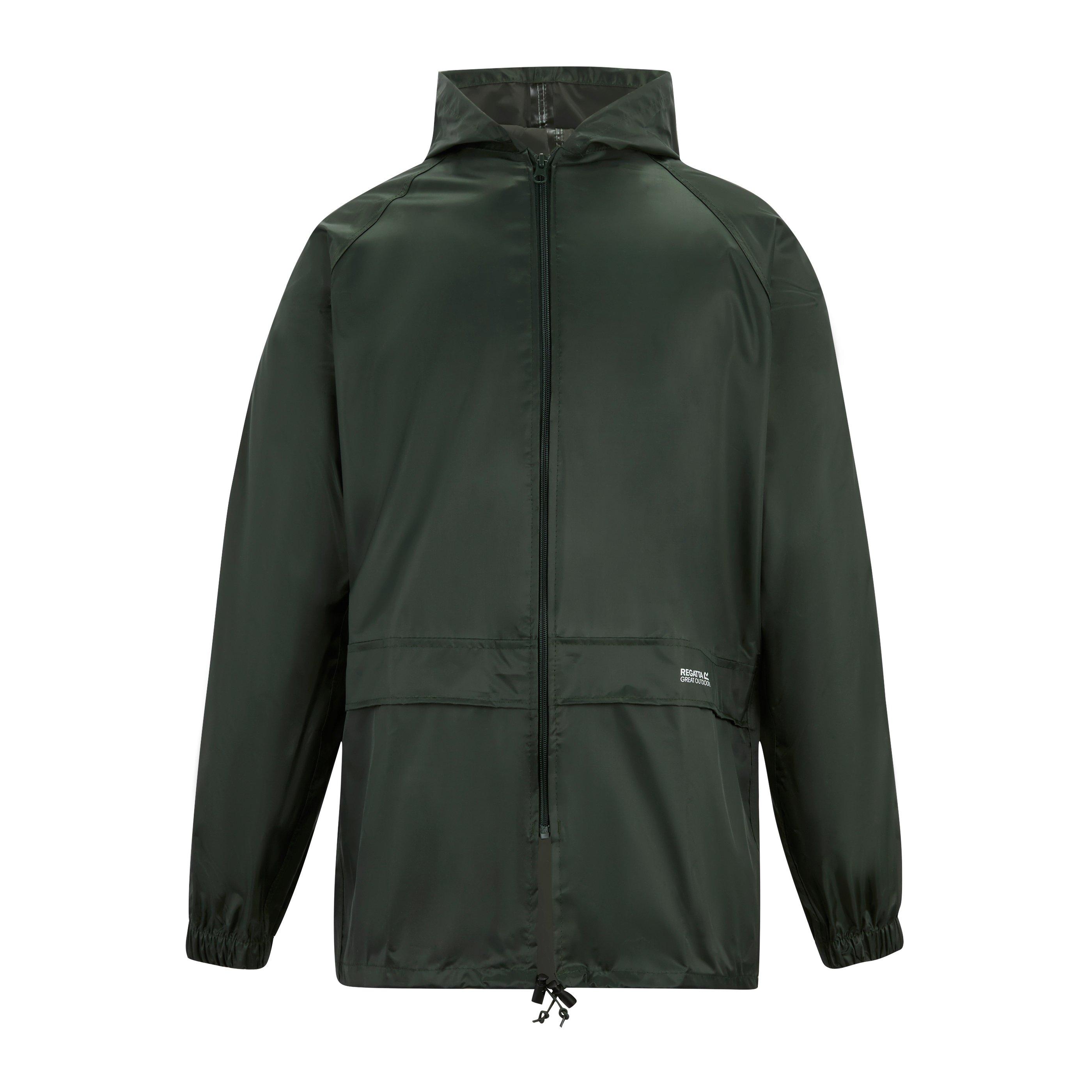 Dark Olive - Regatta - Mens Stormbreaker Hooded Long Sleeve Waterproof Jacket - 7