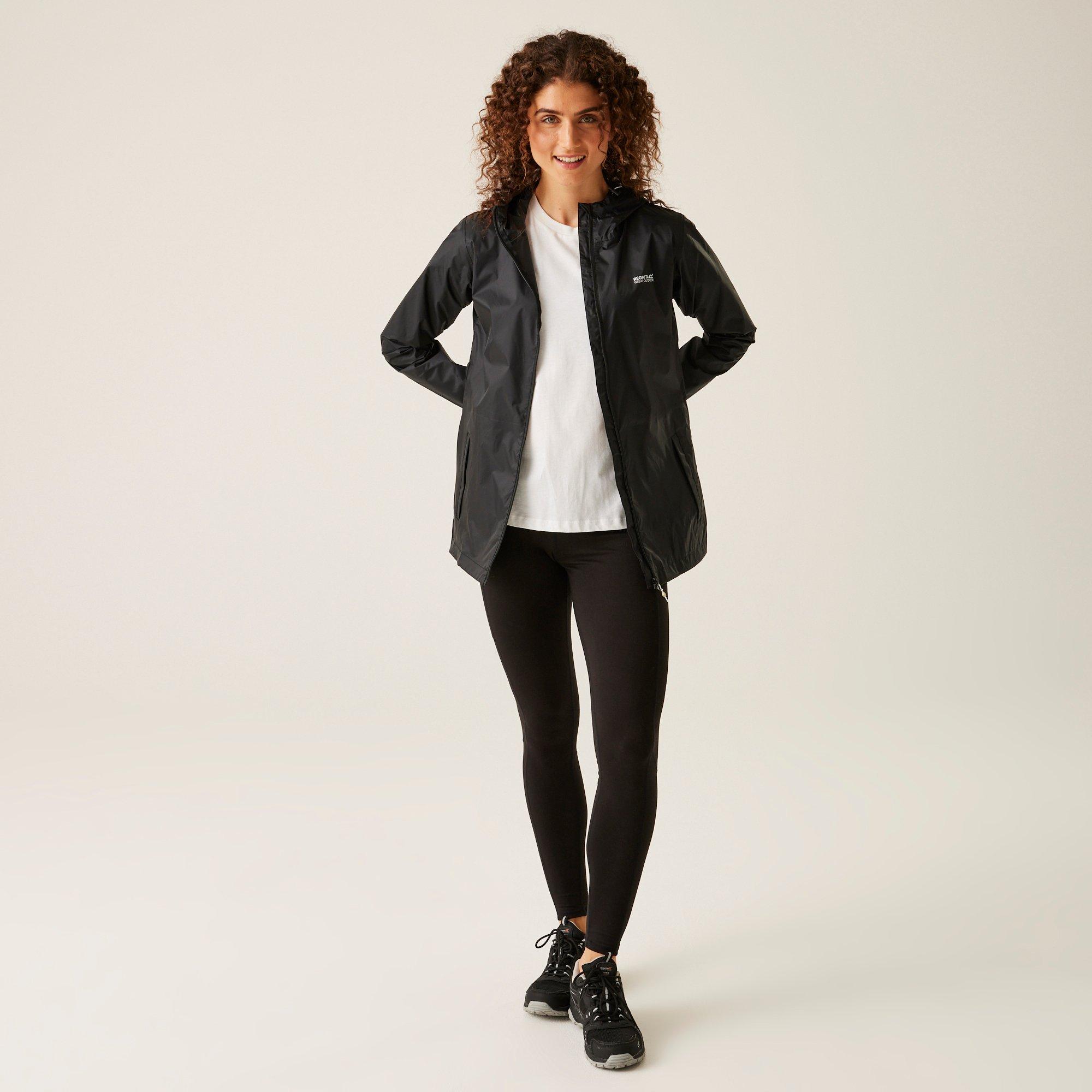 Schwarz - Regatta - Womens Pack It III Waterproof Jacket - 3