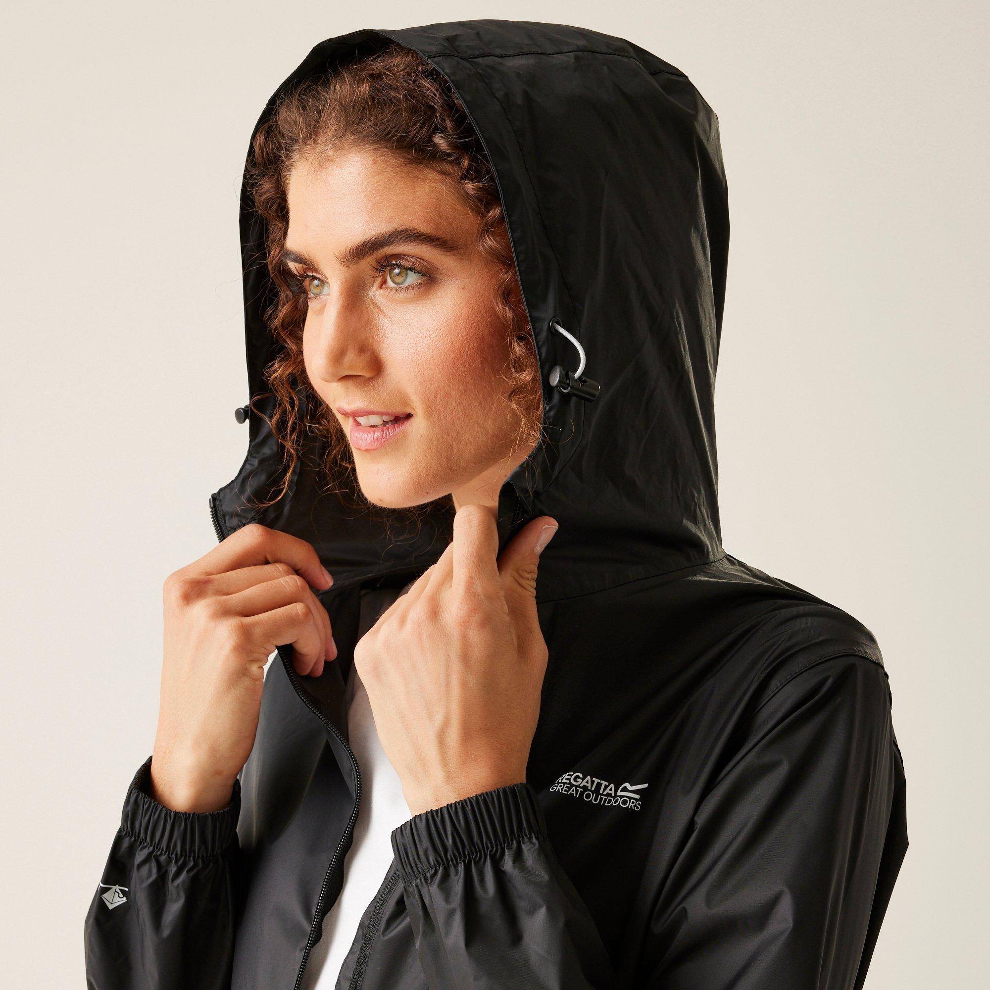 Schwarz - Regatta - Womens Pack It III Waterproof Jacket - 4