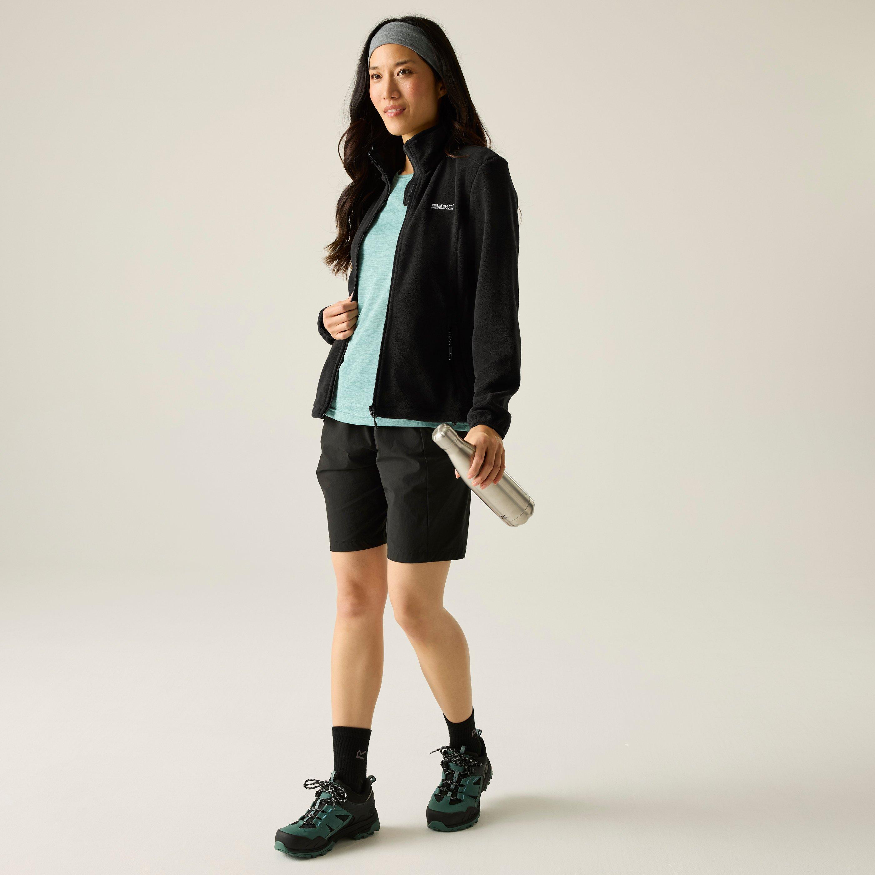 Regatta Women's Full Zip Fleece - Black - 14 (L)
