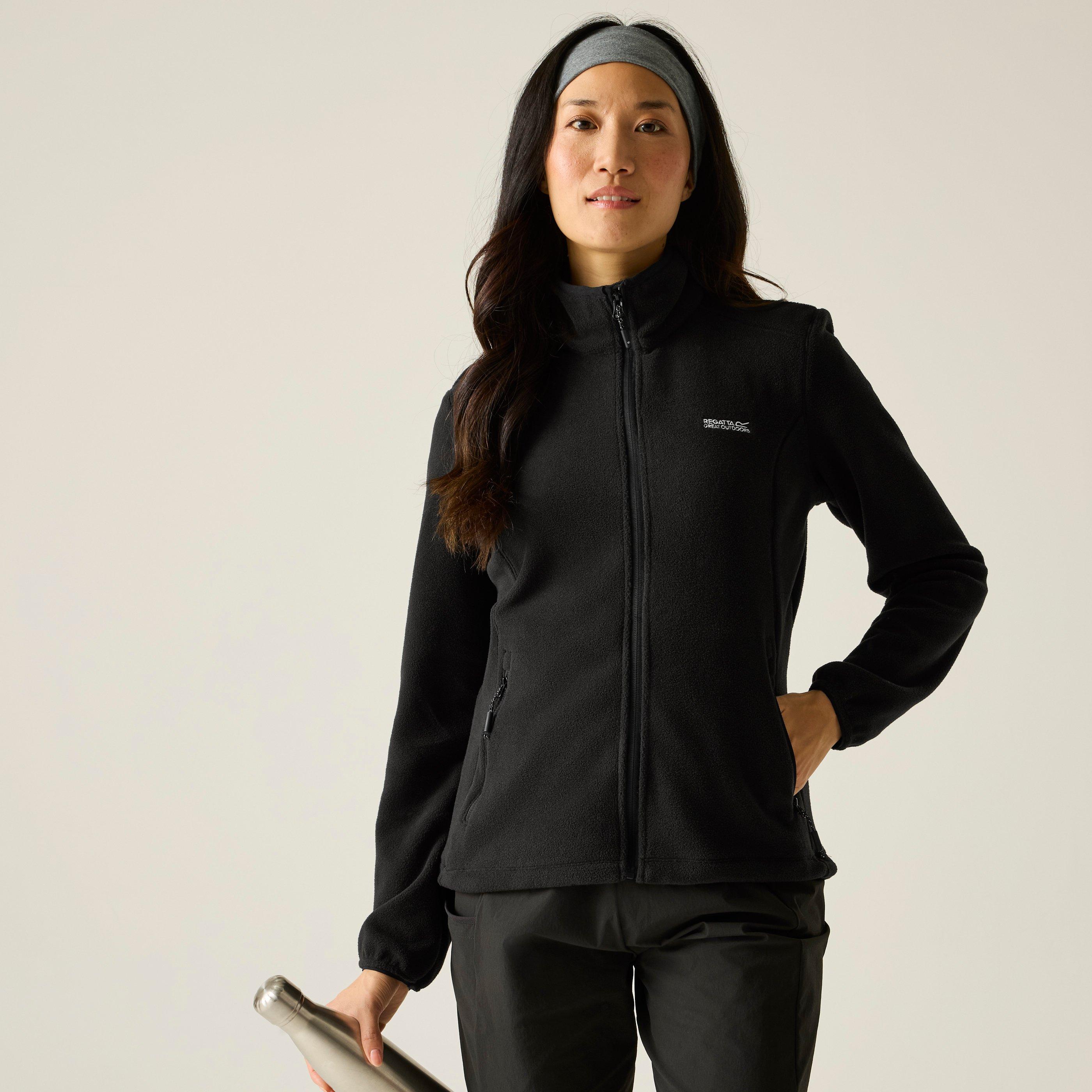 Black - Regatta - Women's Full Zip Fleece - 5