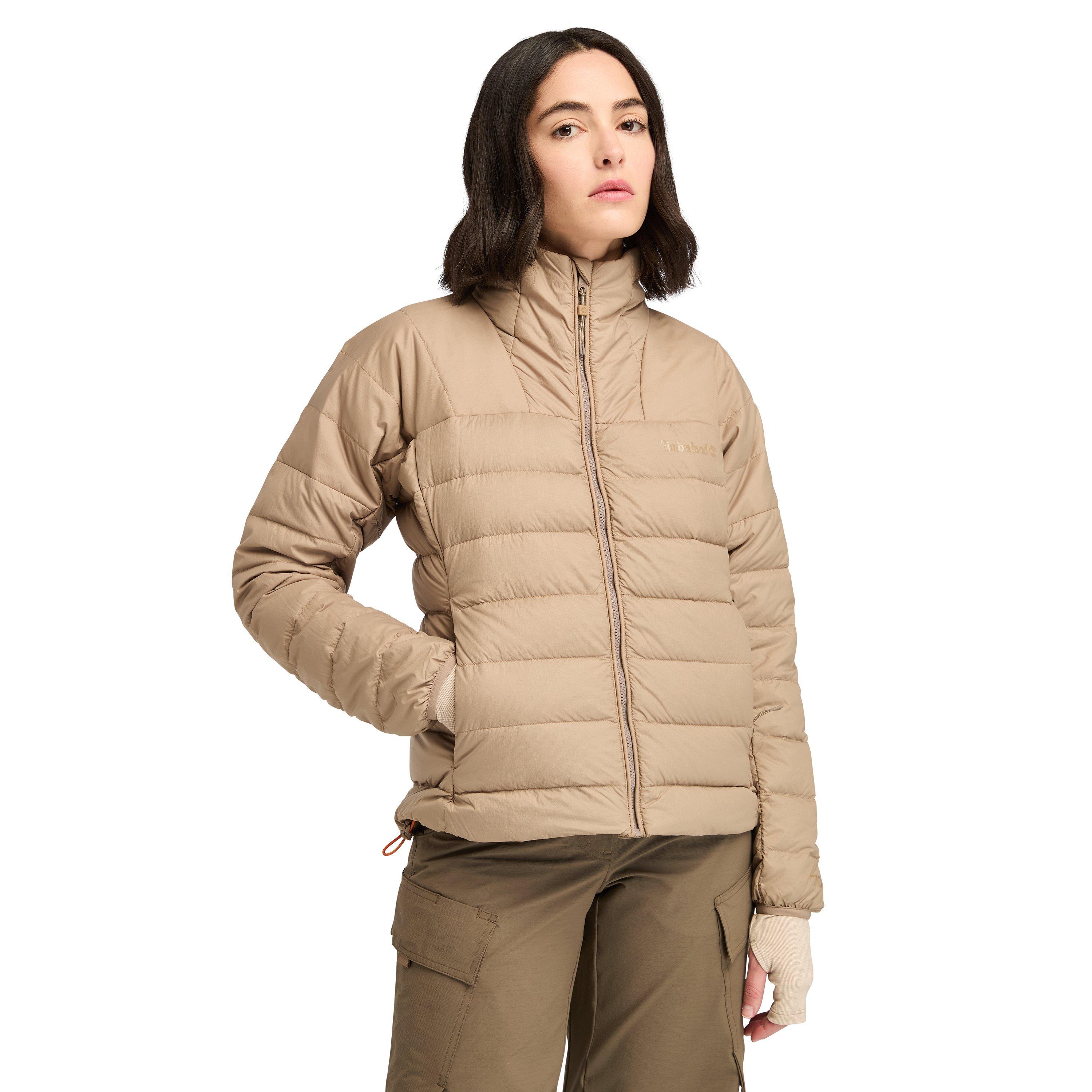 Taupe Gray - Timberland - Women's Bear Head Down Lightweight Waterproof Jacket - 1