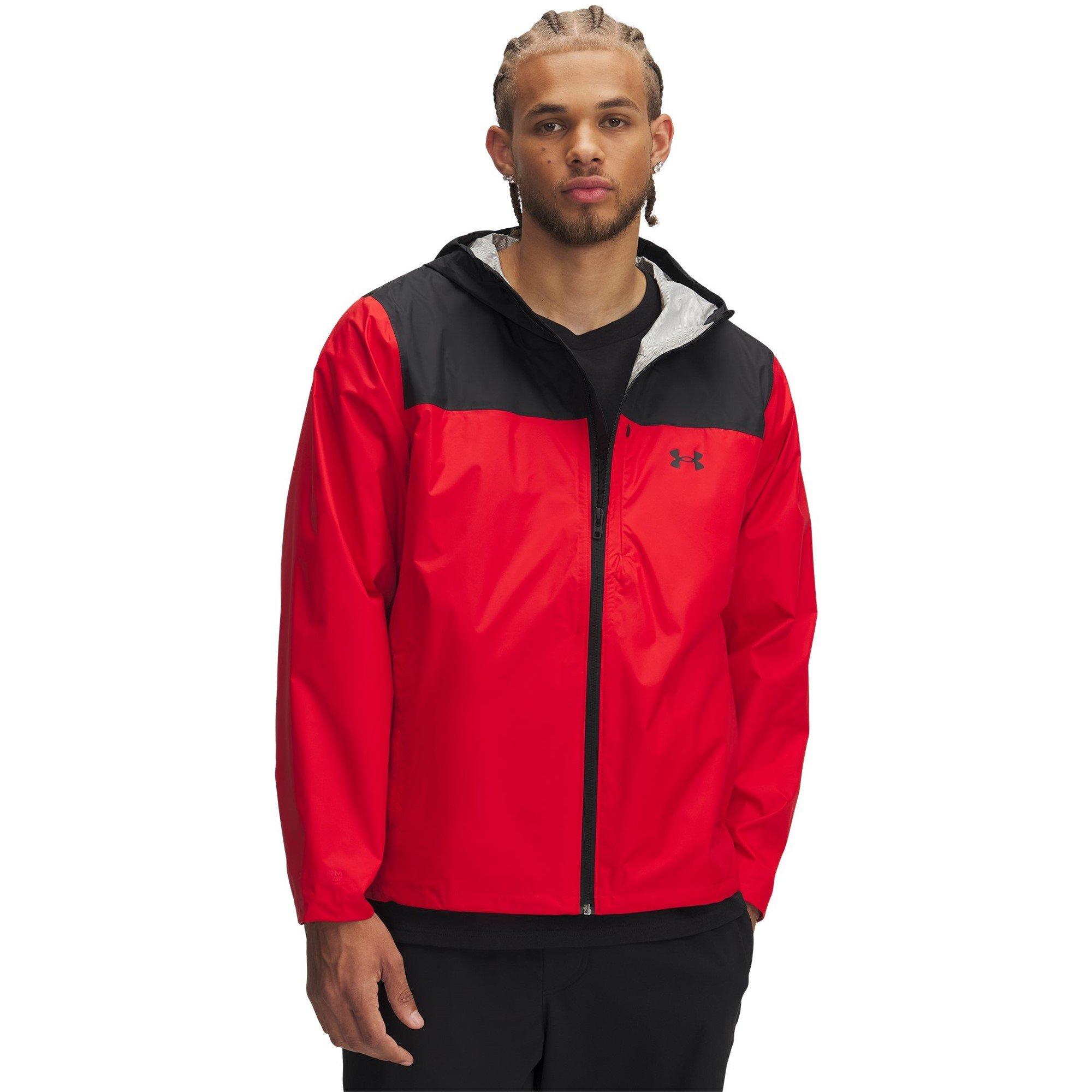 Under Armour Men's Cloudstrike Waterproof Jacket - Red - XL