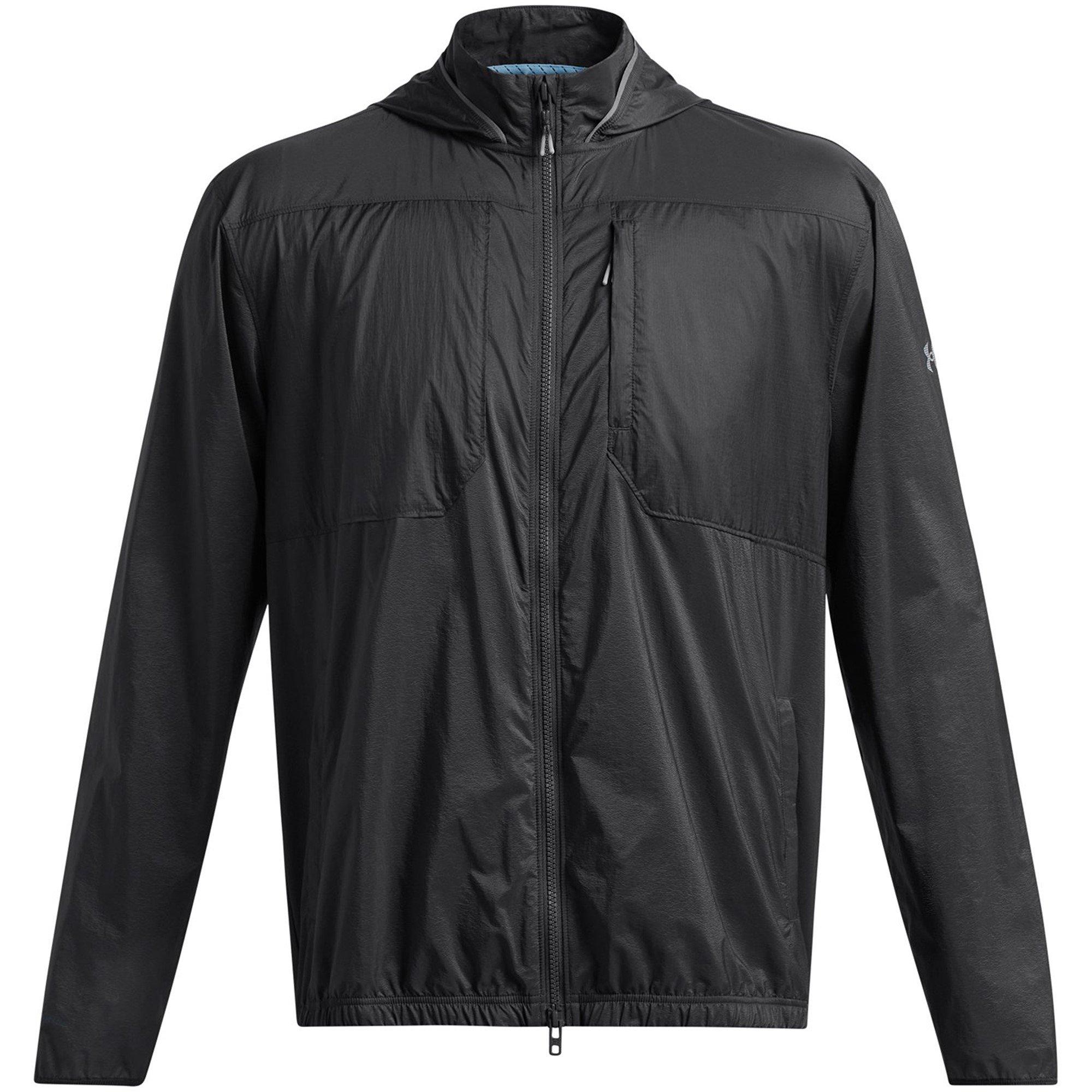 Gray - Under Armour - Men's Trail Waterproof Jacket - 1