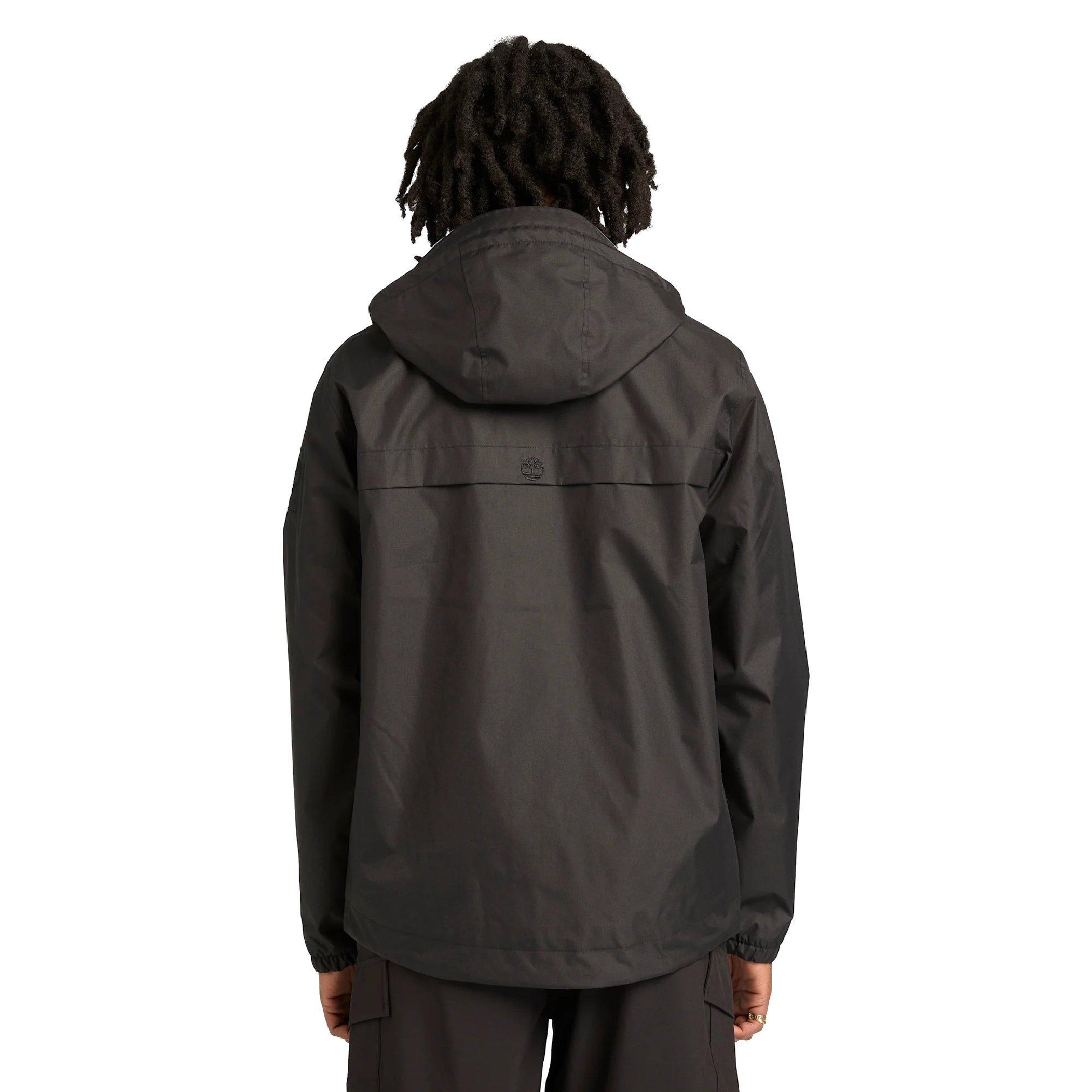 Black - Timberland - Men's Benton Hooded Full-Zip Waterproof Jacket - 4