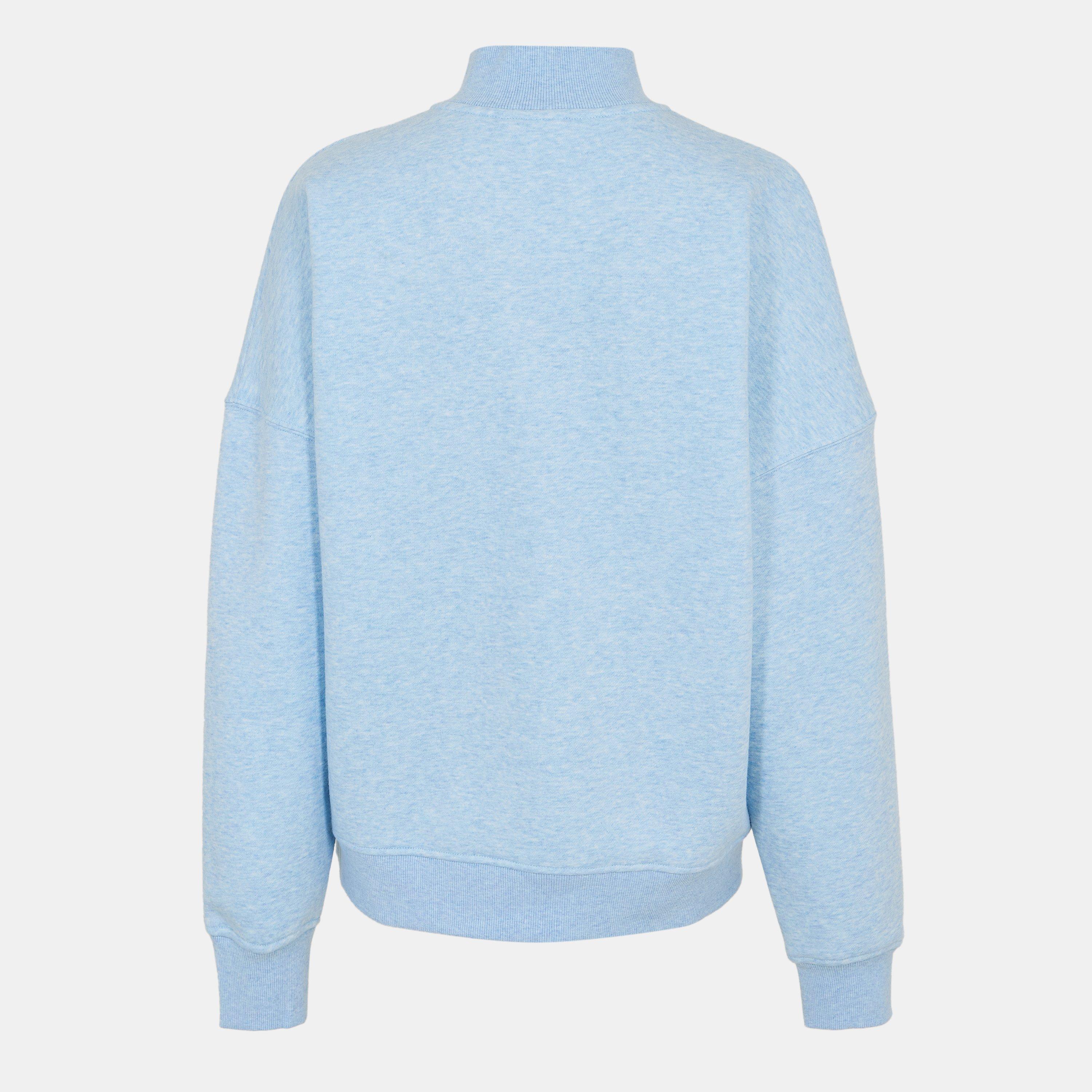 Blue Marl - USA Pro - Quarter Zip Top Womens - 2