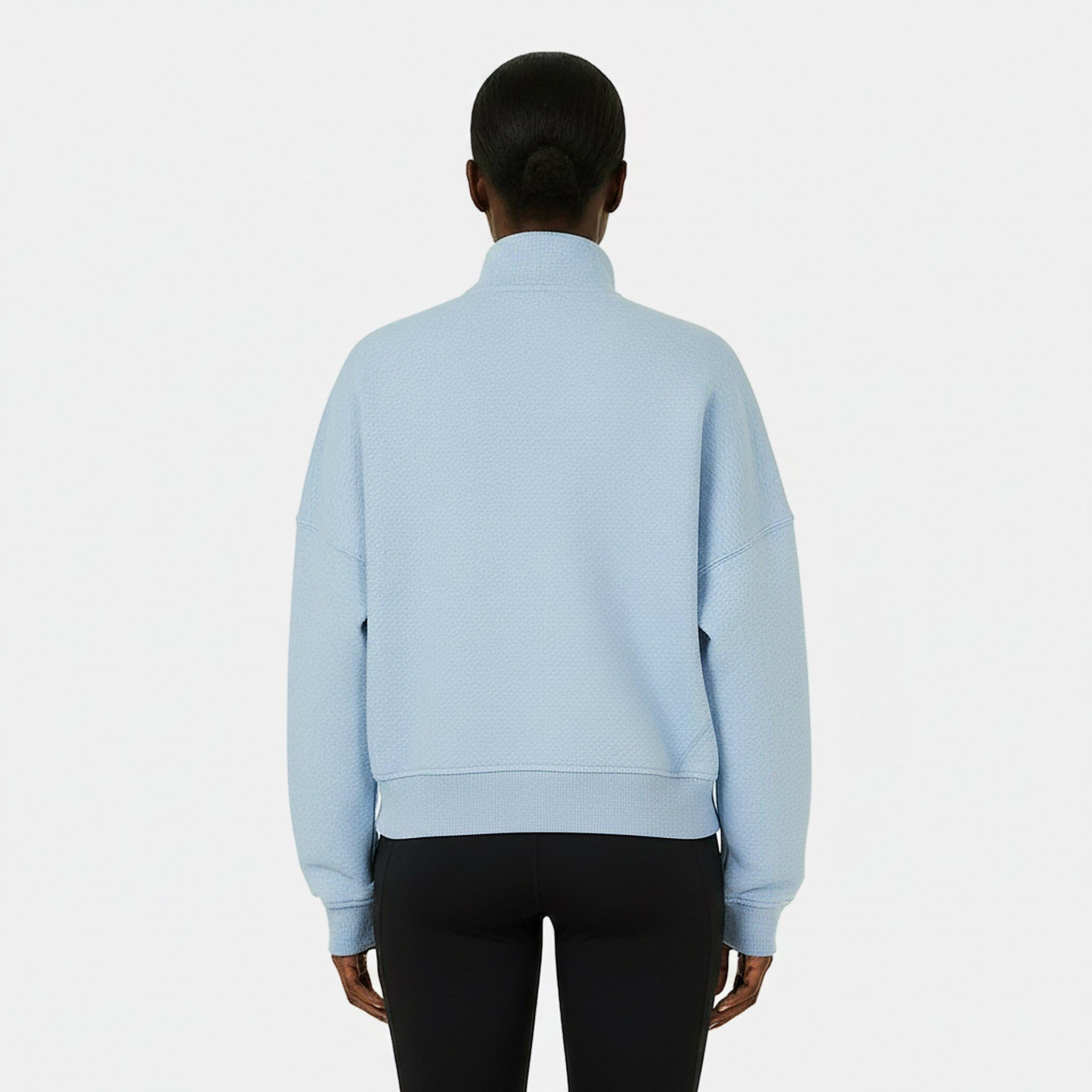 Blue Marl - USA Pro - Quarter Zip Top Womens - 4