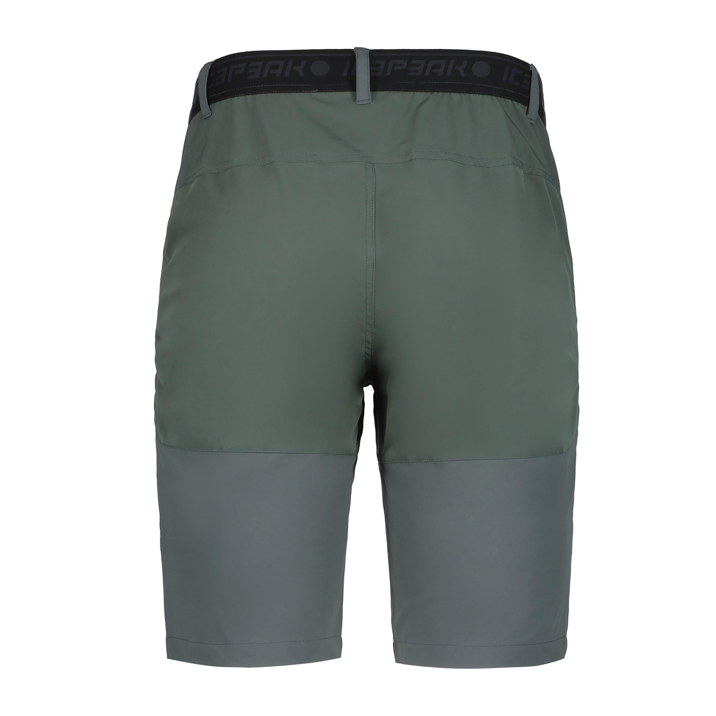 Dark Olive - Icepeak - Ballston Walking Shorts - 2